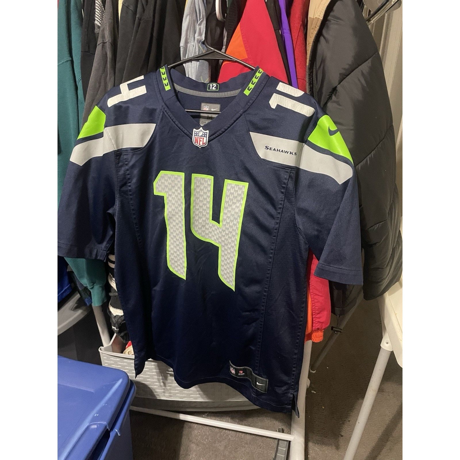 Nike Size Medium-Nike DK Metcalf Seattle Seahawks On Field Jersey Size US M / EU 48-50 / 2 - 1 Thumbnail