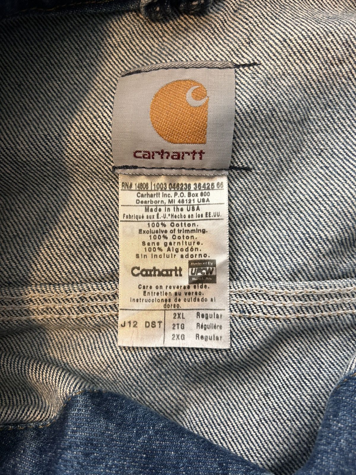Carhartt Carhartt denim jacket Size US XXL / EU 58 / 5 - 3 Thumbnail