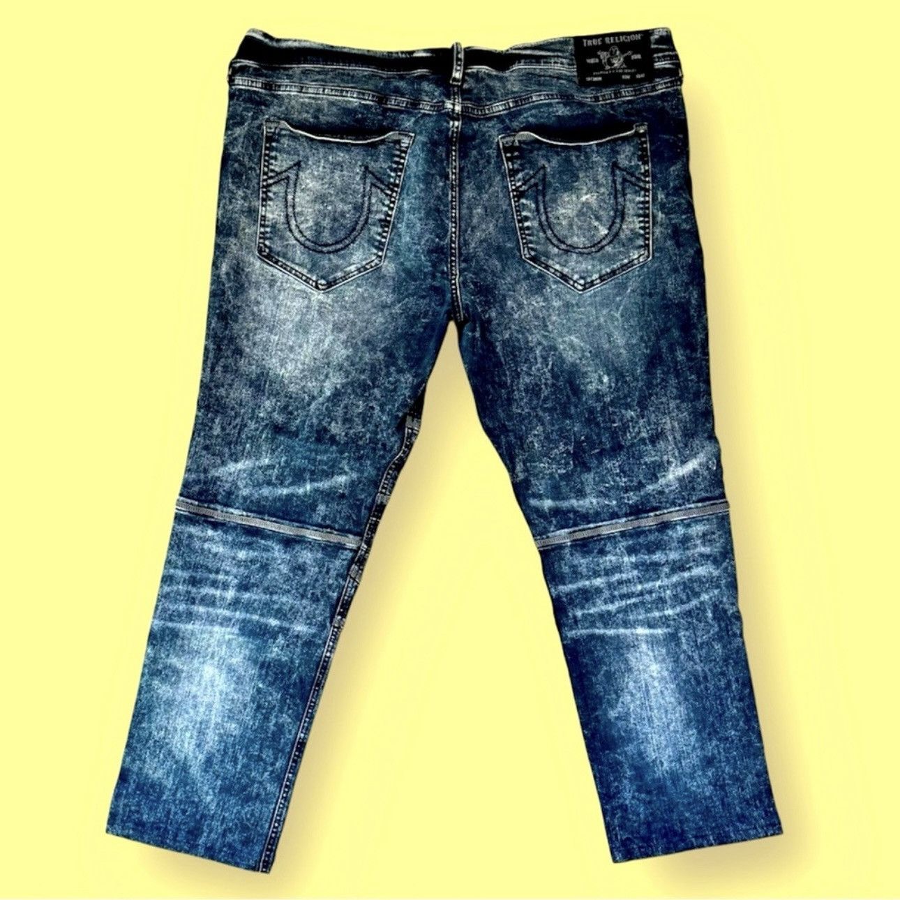 True Religion NWOT True Religion Acid Washed Jeans Geno (40) Size US 40 / EU 56 - 4 Thumbnail