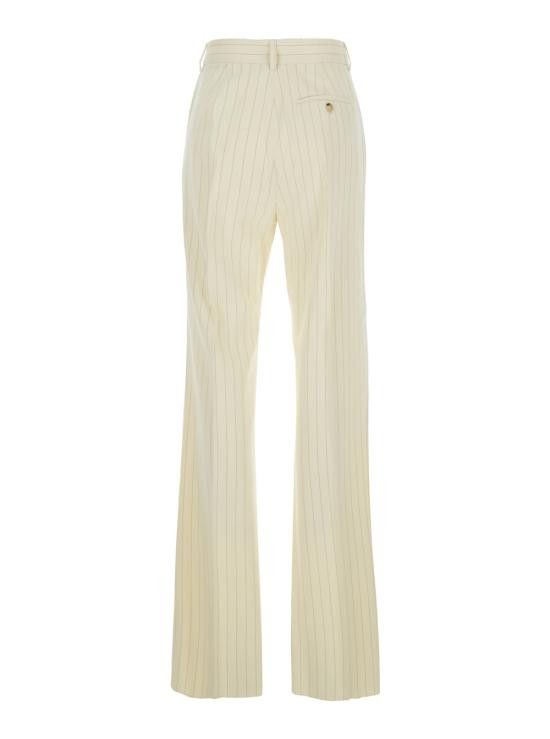 Sportmax SPORTMAX Women Straight Pants 241213109600001 White Size 27" / US 4 / IT 40 - 1 Thumbnail