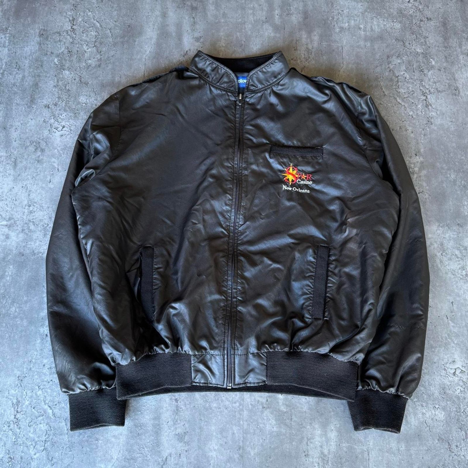 Holloway × Vintage Vintage 90s Bomber Jacket Made In USA Size US XL / EU 56 / 4 - 2 Thumbnail