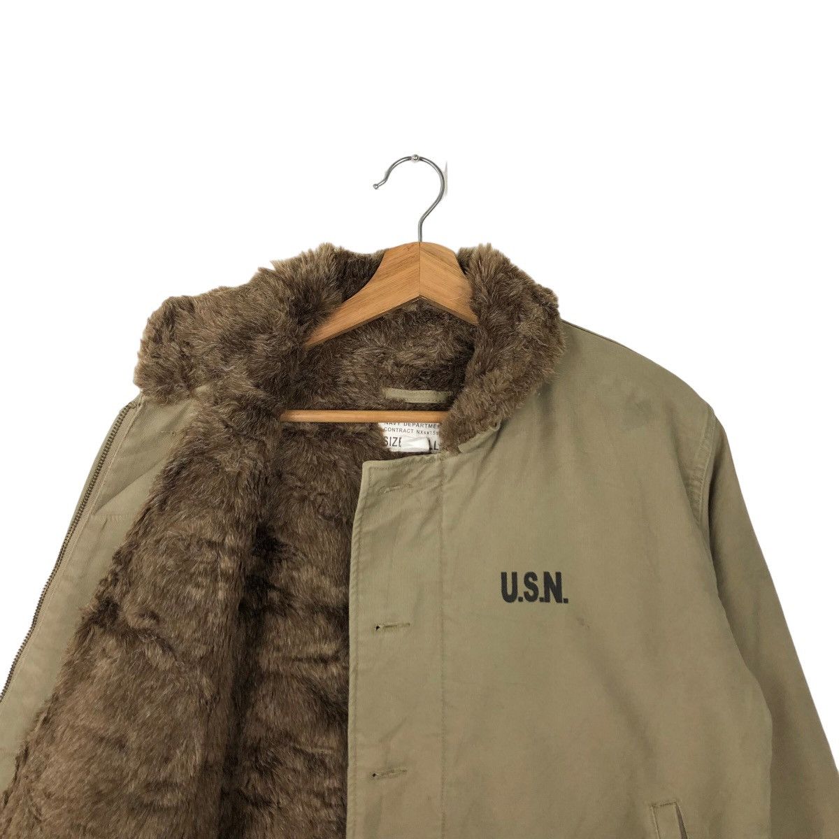 🔥VINTAGE REPRO DECK JACKET USN BUZZ RICKSONS MILITARY