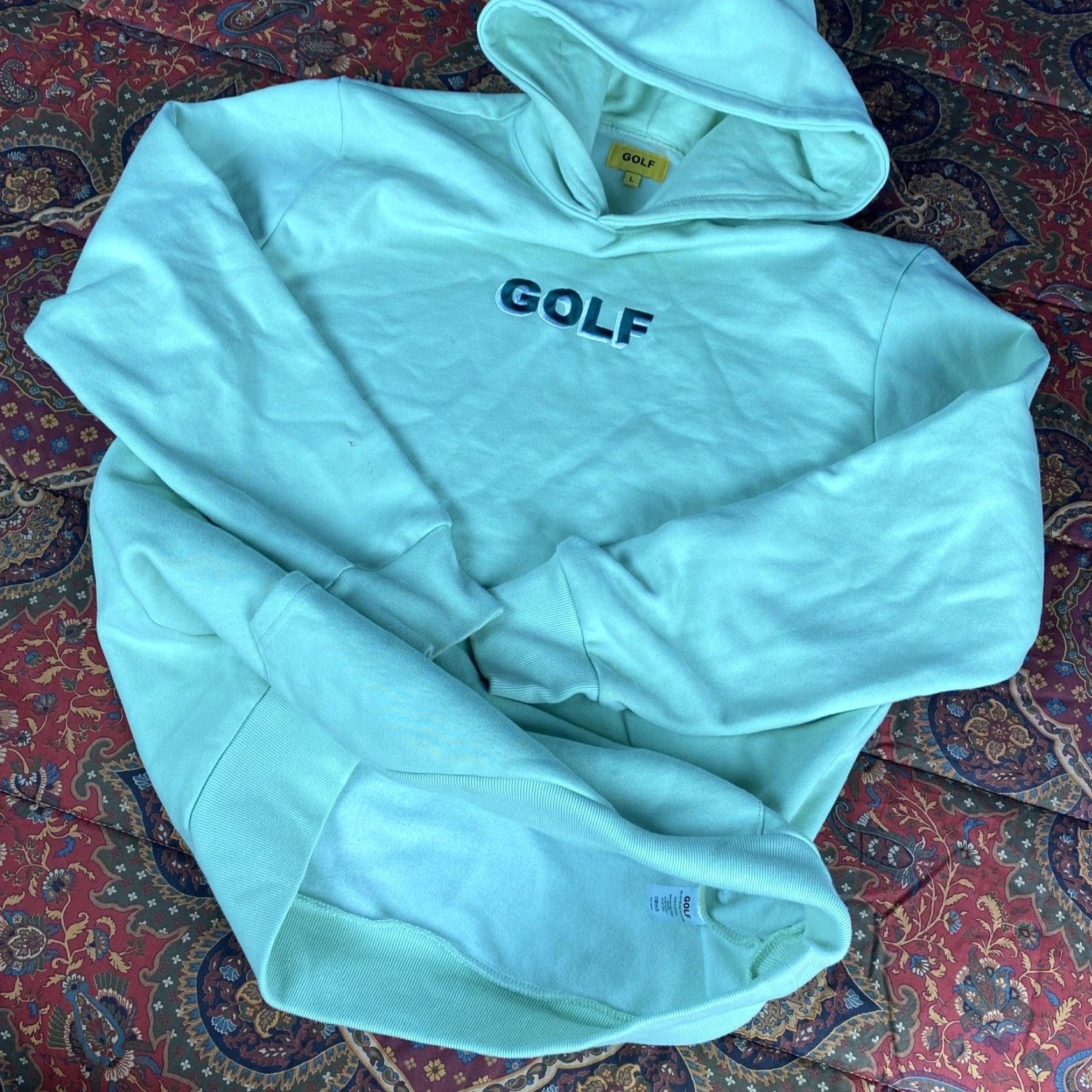 Golf Wang Golf Wang Hoodie Sweatshirt Tyler The Creator Merch Size L Green Embroidered Size US L / EU 52-54 / 3 - 5 Thumbnail