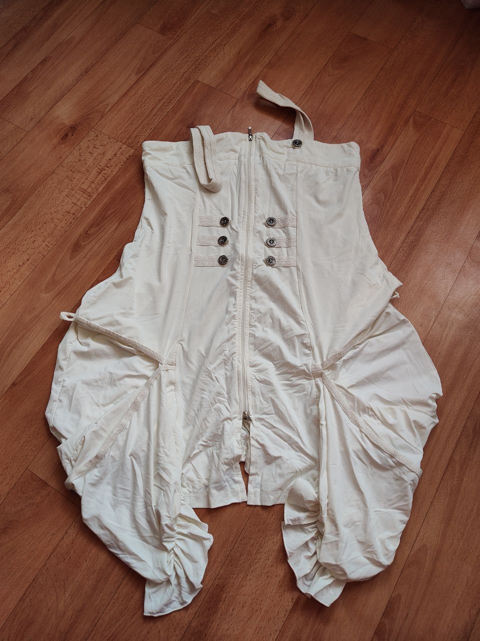 Other White Avant Garde Sundress Sz M NEW Size M / US 6-8 / IT 42-44 - 5 Thumbnail