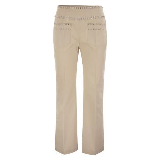 パンツ Weekend Max Mara Printed stretch cotton Arten1234 pant Weekend Max Mara Printed Stretch Cotton Arten1234 Pant In St