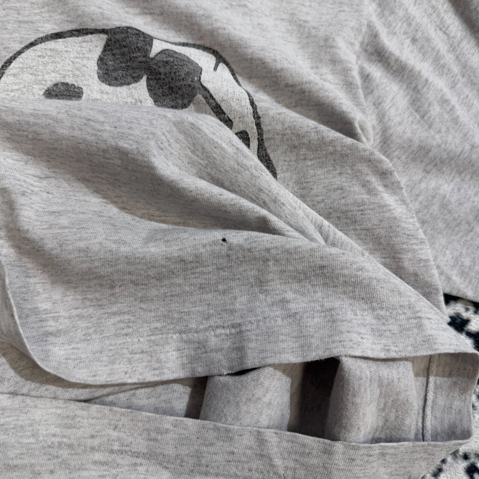Vintage Gray Cotton T-Shirt Size L Snoopy 1971 Fashion Collectibl Size US L / EU 52-54 / 3 - 14 Thumbnail