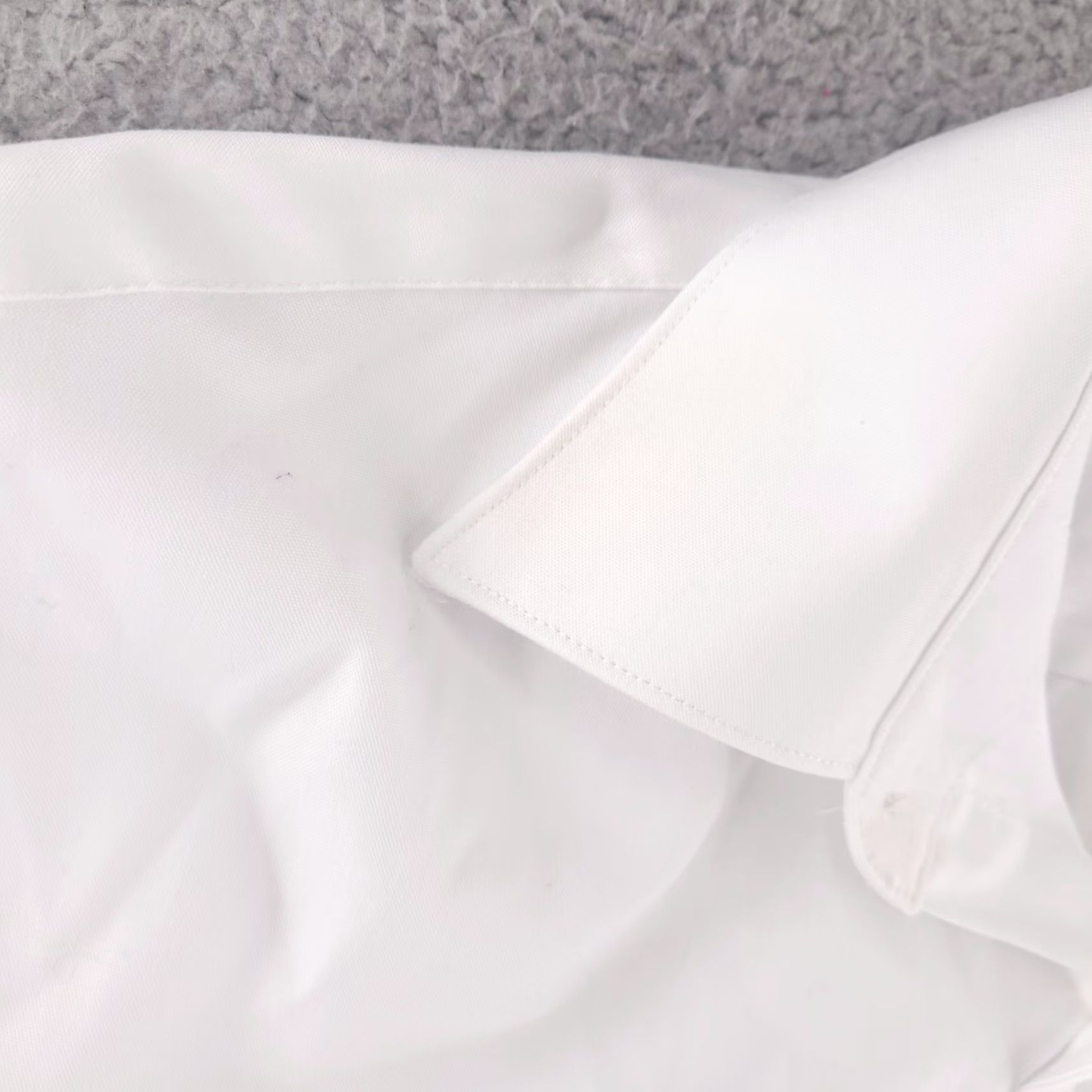 Van Heusen VAN HEUSEN Dress Shirt Mens 15.5 34/35 White Long Sleeve Button-Up Size 42R - 6 Thumbnail