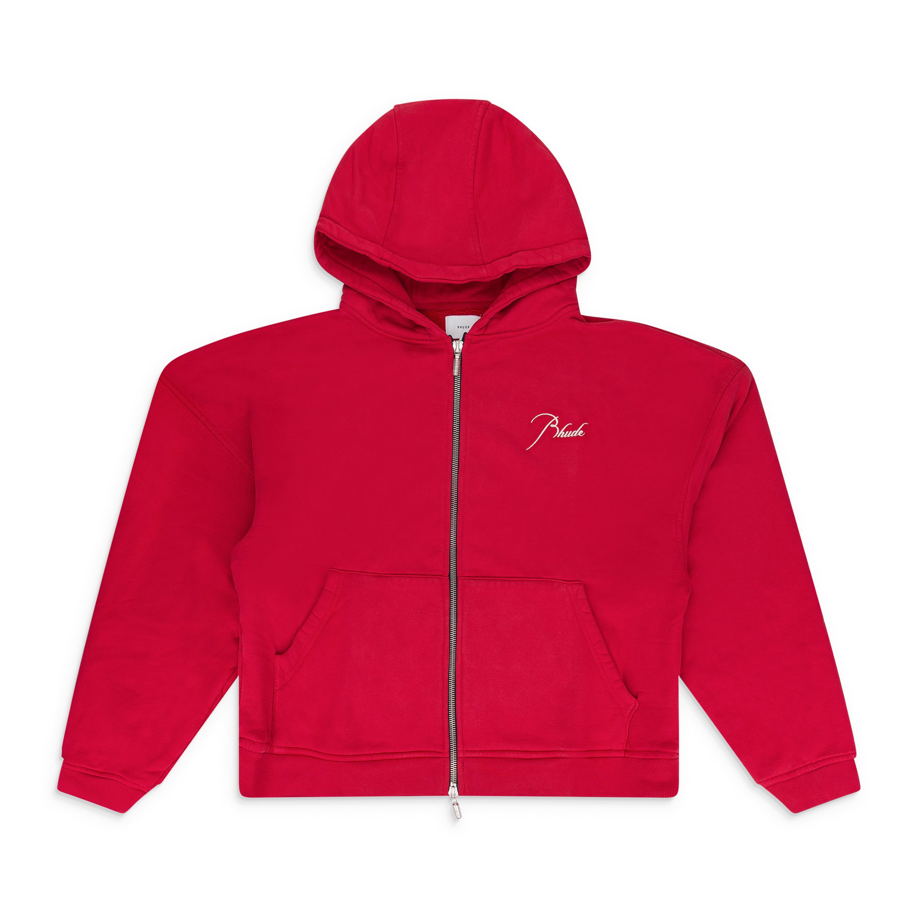Rhude Rhude RED ZIP UP SWEATER SIZE XS | Grailed