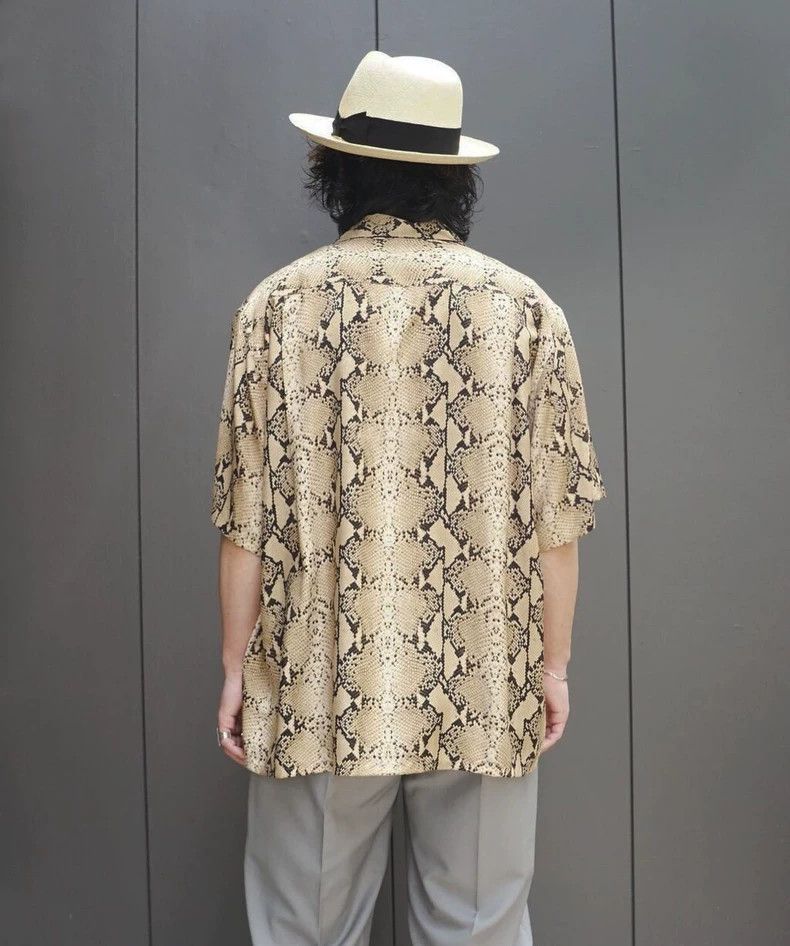 Wacko Maria wacko maria Snake-print short-sleeved shirt 2503-Nextarrow Size US XL / EU 56 / 4 - 8 Thumbnail