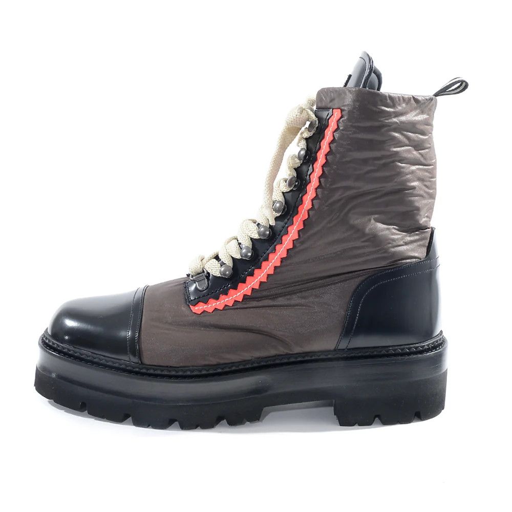 Bally o1y1224 Platform Lace Up Boots in Multicolor Size US 8.5 / EU 41-42 - 3 Thumbnail