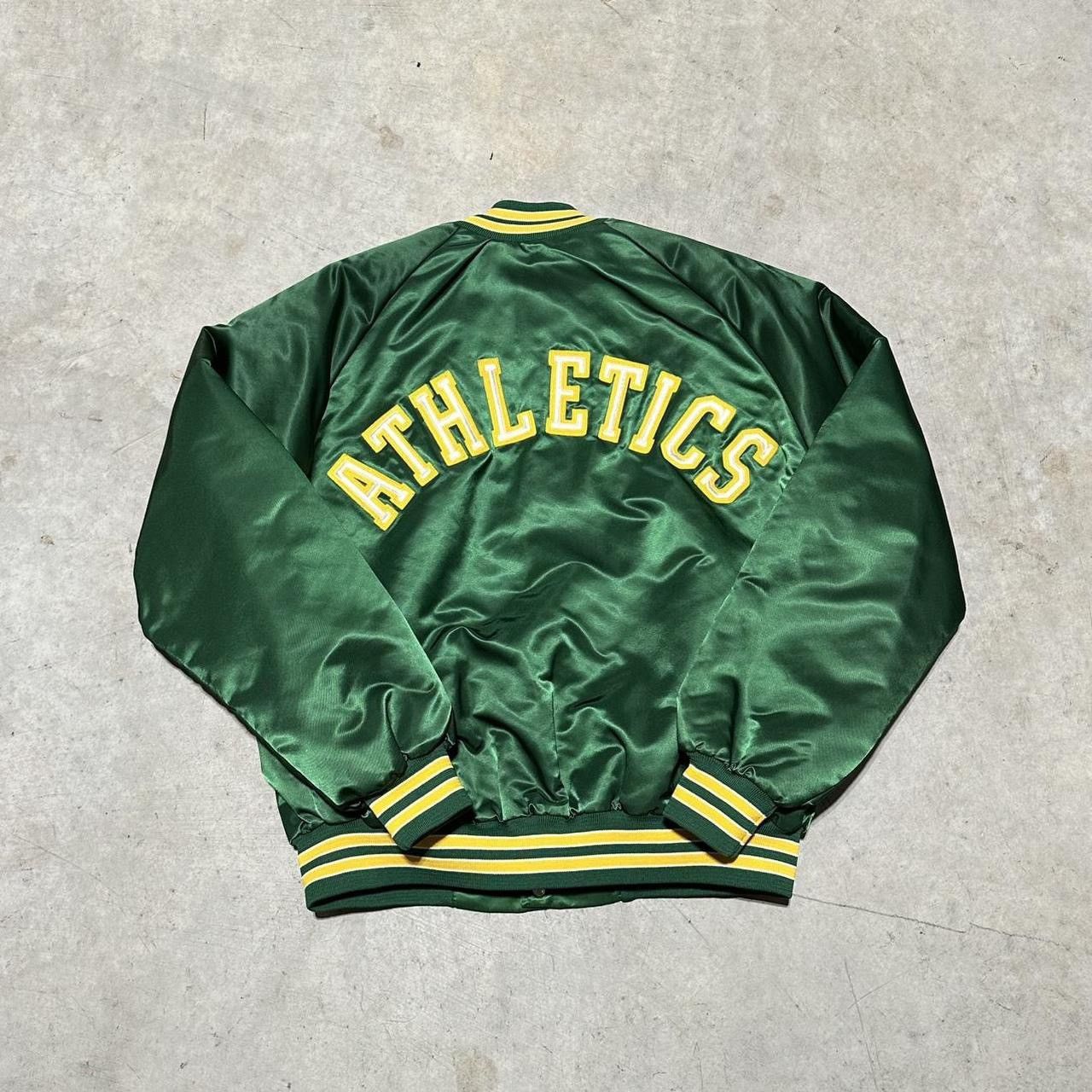 Chalk Line 80s Oakland Athletics satin bomber jacket XL Size US XL / EU 56 / 4 - 2 Thumbnail