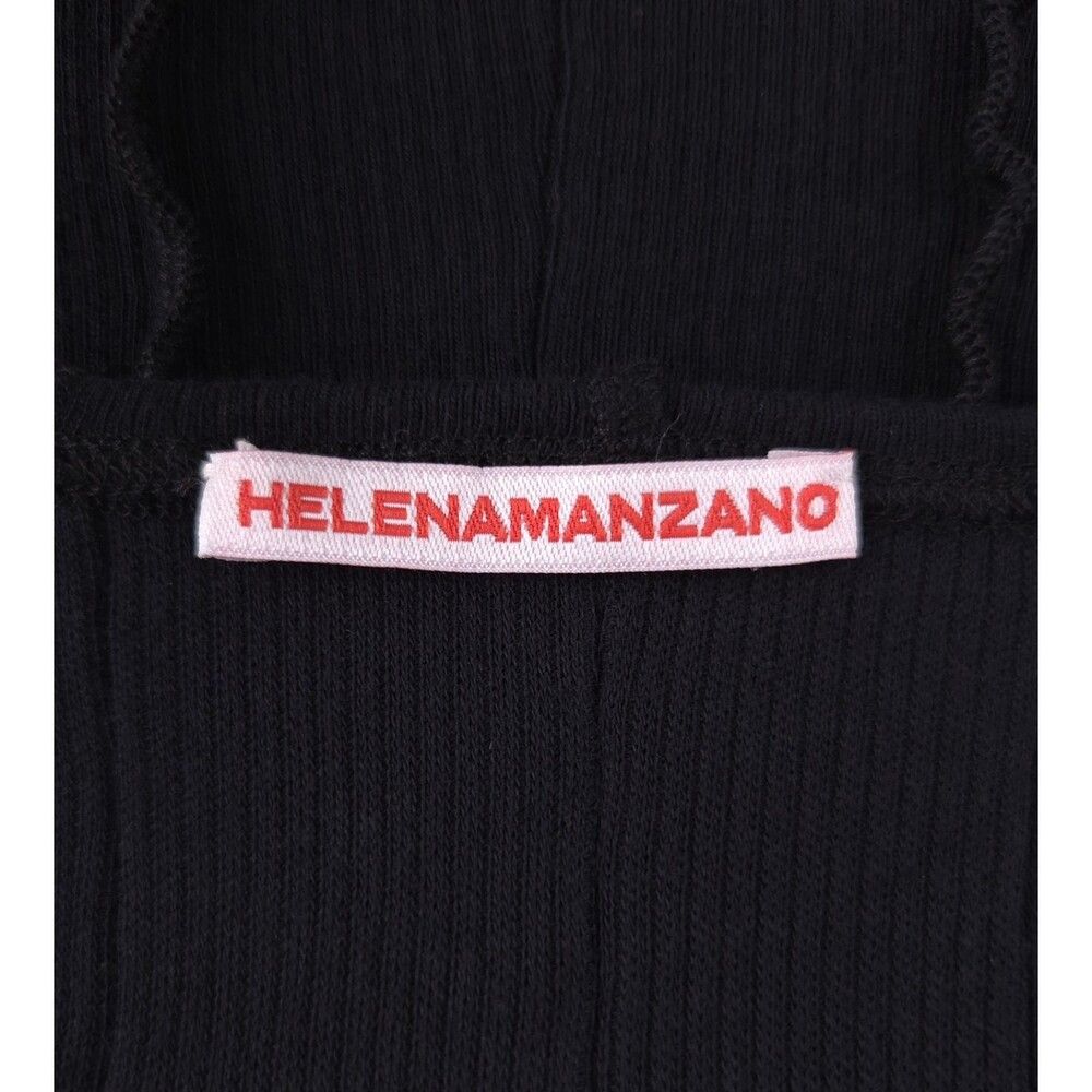 Helenamanzano Helenamanzano Carmen Jumpsuit Size S Black SSENSE Exclusive Size S / US 4 / IT 40 - 8 Thumbnail