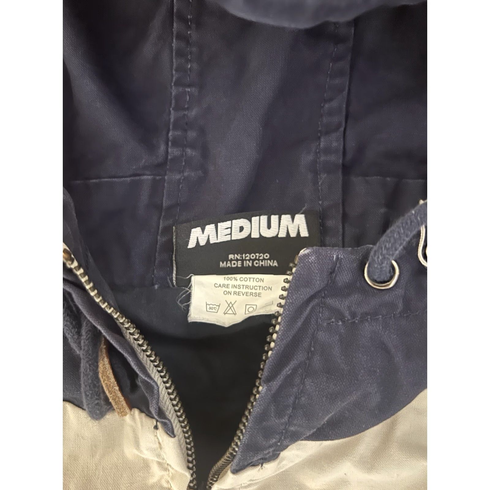 The Hundreds The Hundreds Mens White Blue Full Zip Hooded Jacket M White The Hundreds Jacket Hooded Mens Medium Size US M / EU 48-50 / 2 - 3 Thumbnail