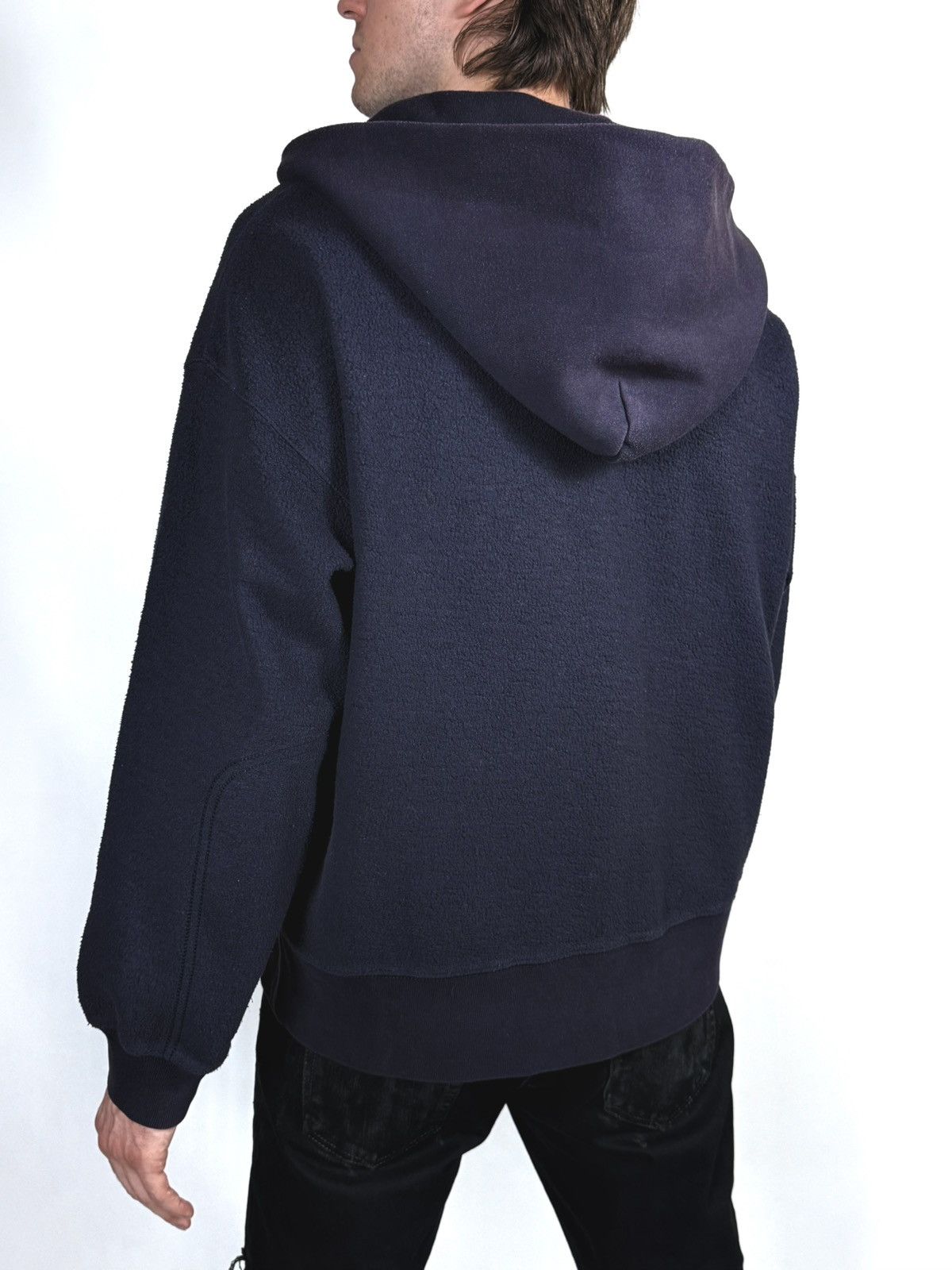 Denim & Supply Ralph Lauren Vintage Ralph Lauren Towel Fleece Logo Boxy Hoodie Size US XL / EU 56 / 4 - 5 Thumbnail