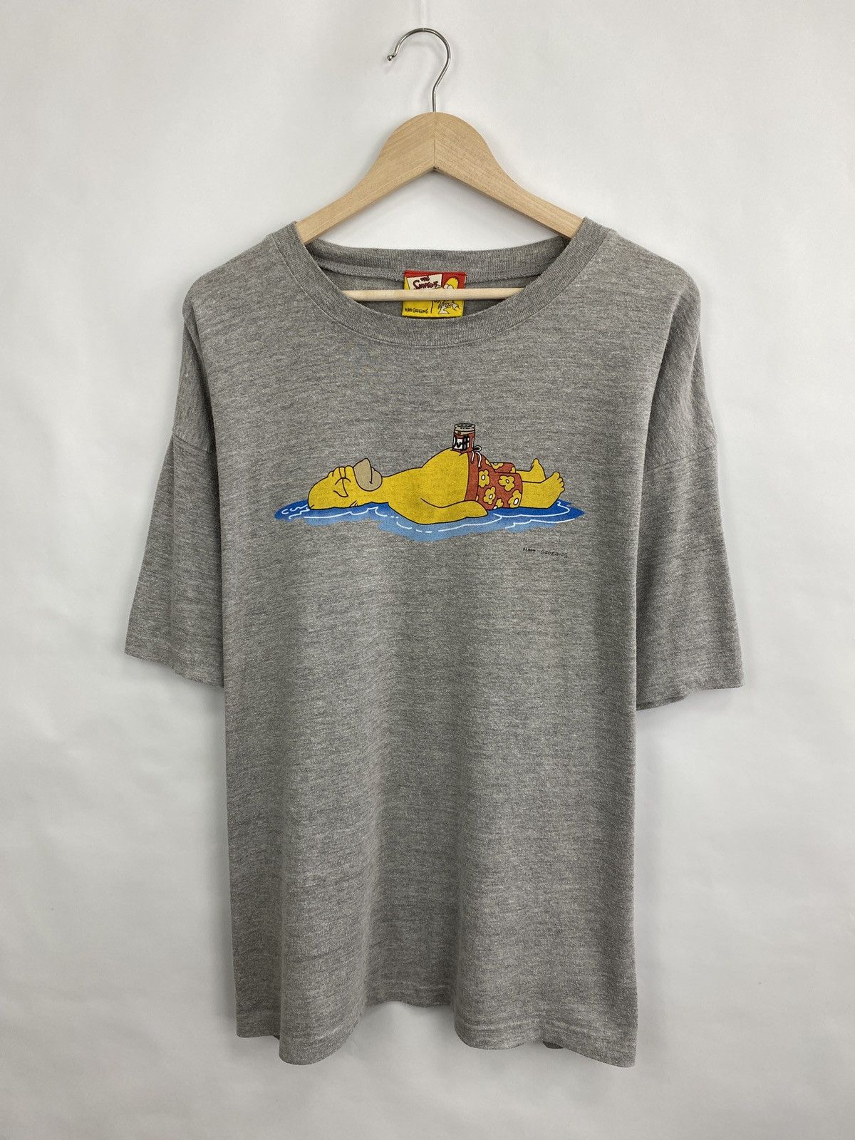 The Simpsons × Vintage 🇺🇸 Vintage 90s The Simpsons Matt Groening t-shirt rare Size US XL / EU 56 / 4 - 3 Thumbnail