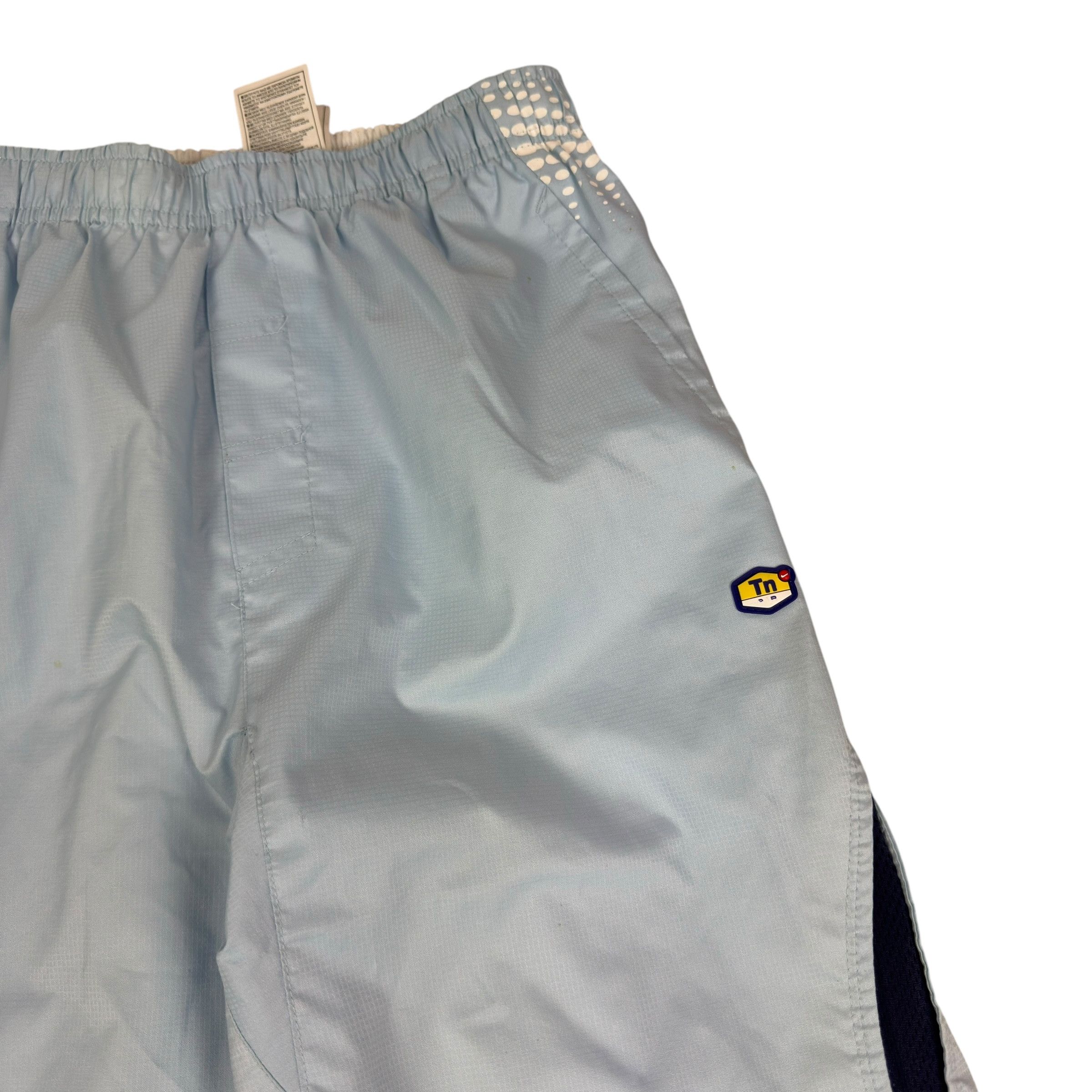 Nike × Vintage Nike TN Women's Blue Swoosh Straight Leg Pant Large (14-16) Size 30" / US 8 / IT 44 - 4 Thumbnail