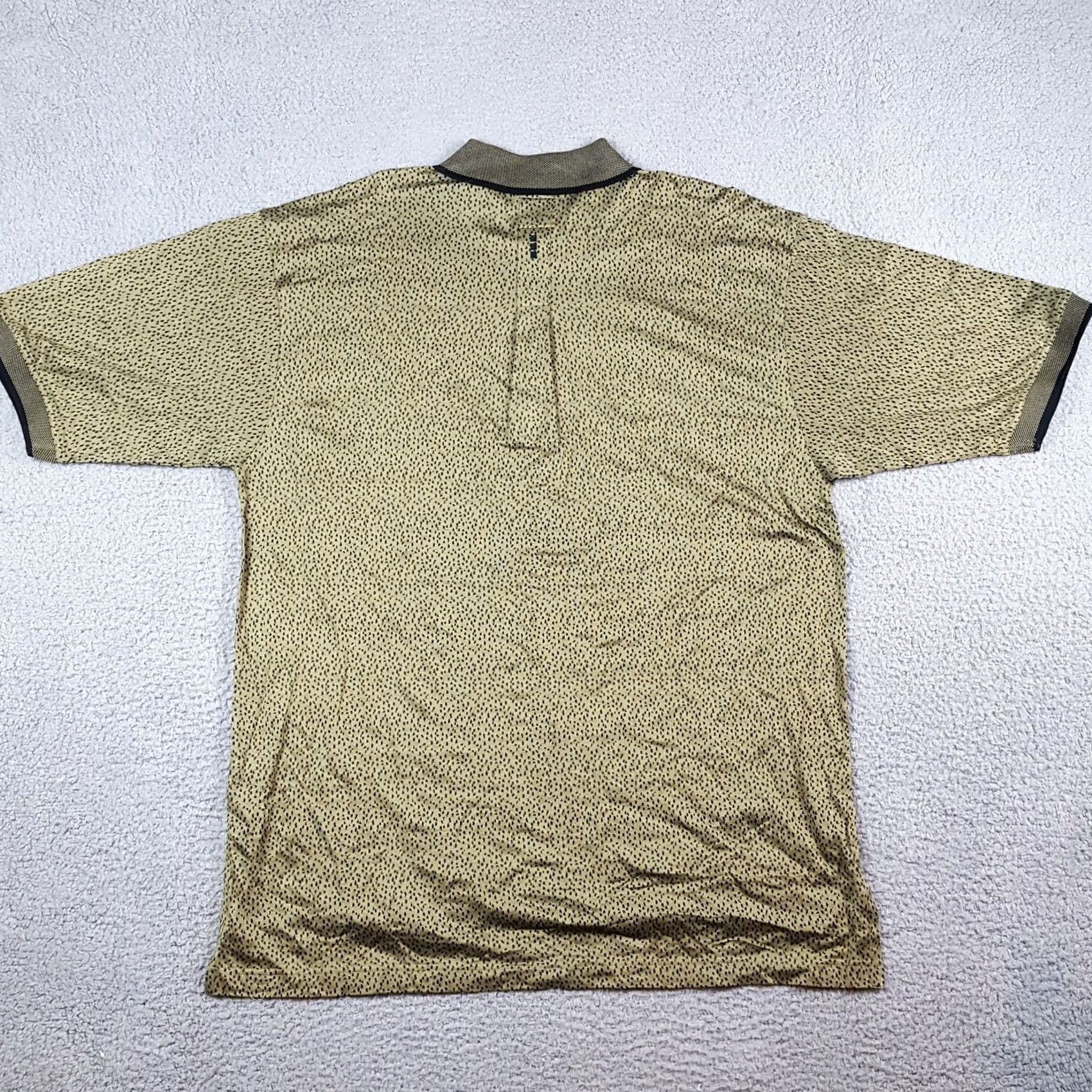 Vintage VINTAGE Sadock Polo Shirt Oversized Cheetah Print Preppy Golf Shirt Size L Mens Size US L / EU 52-54 / 3 - 4 Thumbnail