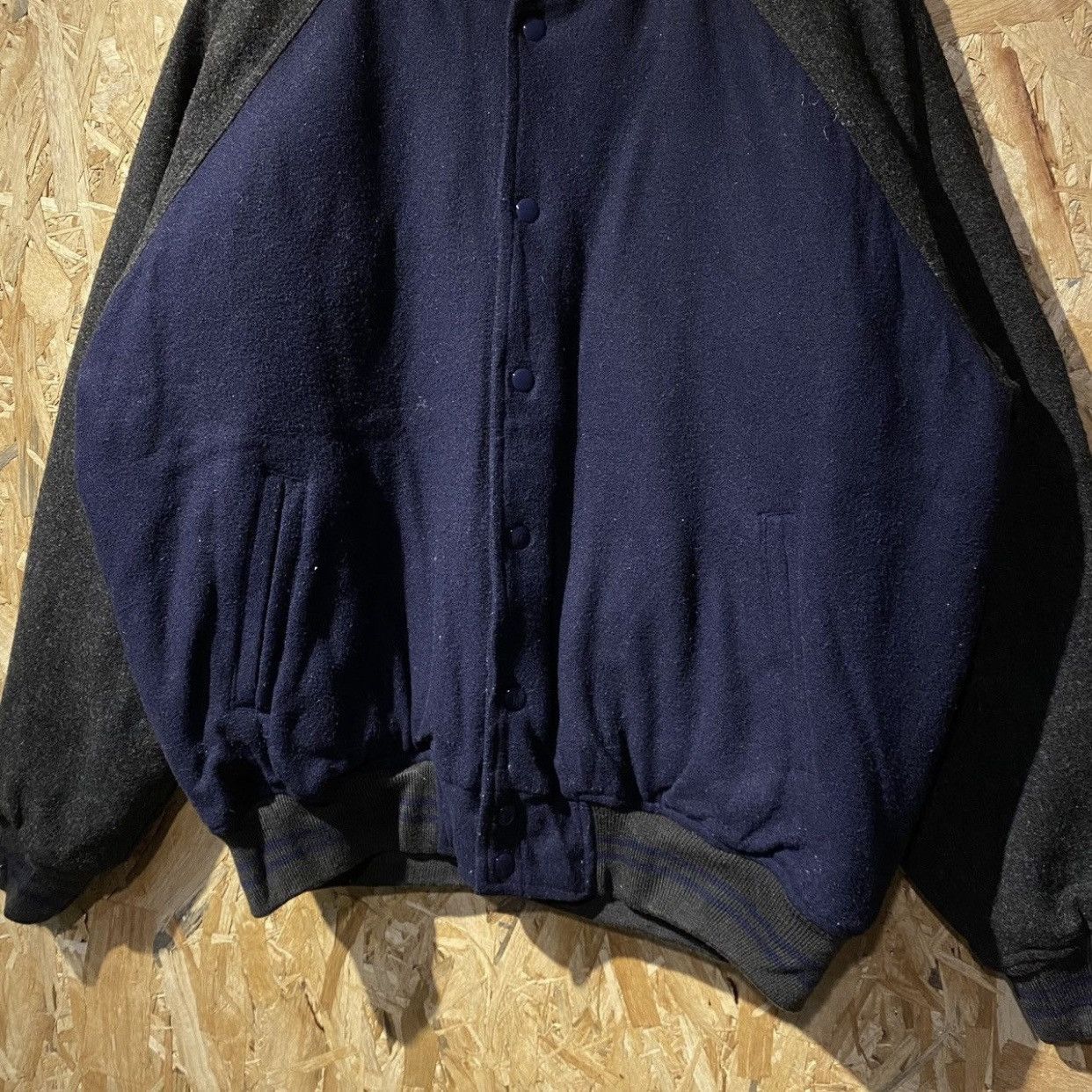 Neighborhood × Vintage × Wacko Maria VINTAGE Y2K RARE‼️Elvis Presley Embroidery Varsity Jackets Size US L / EU 52-54 / 3 - 5 Thumbnail