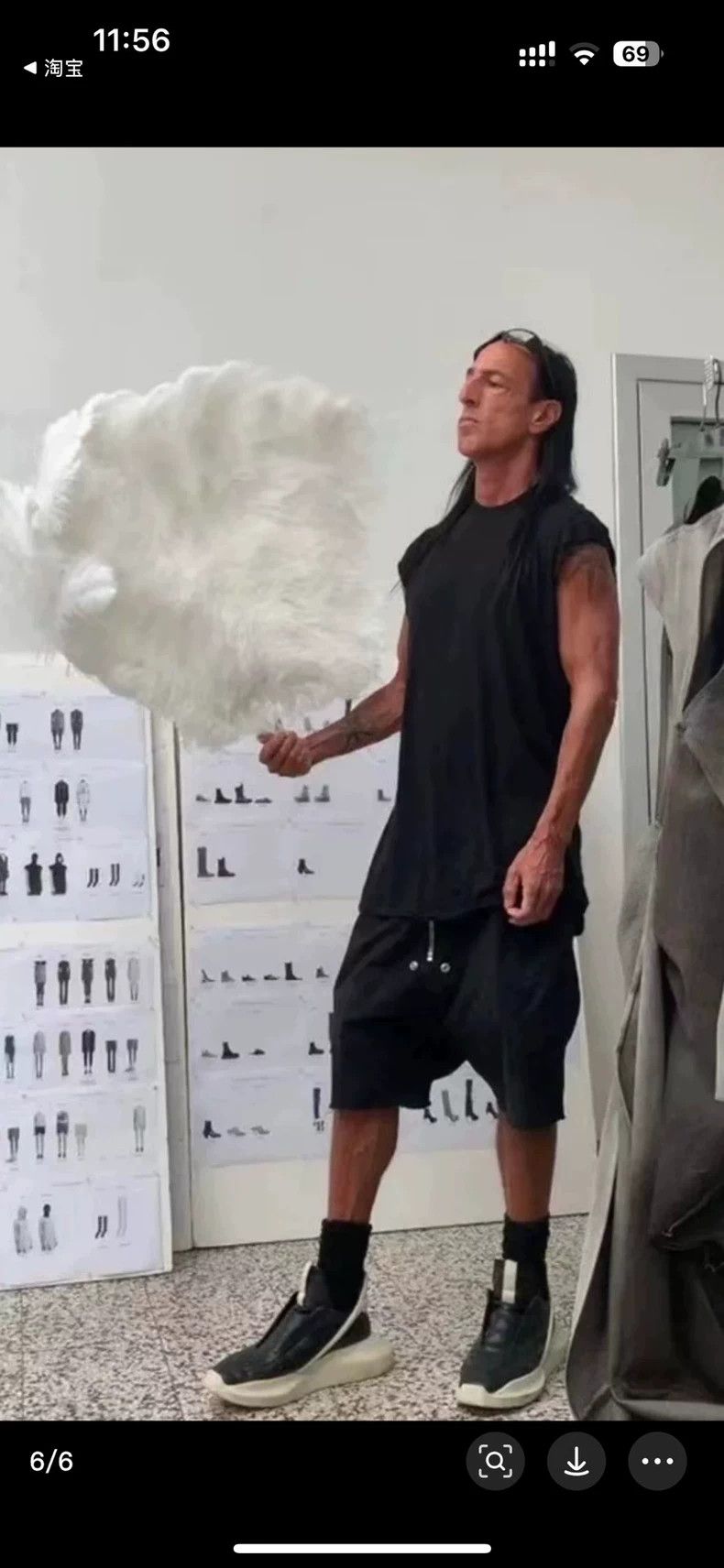 Rick Owens RICK OWENS Zip Shorts Size US 38 / EU 54 - 4 Thumbnail
