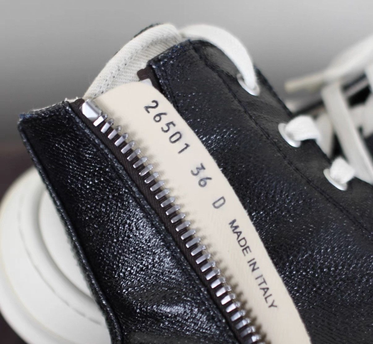 Rick Owens Rick Owens DRKSHDW New Waxed Finish High-Top Sneakers Size US 6 / IT 36 - 6 Thumbnail