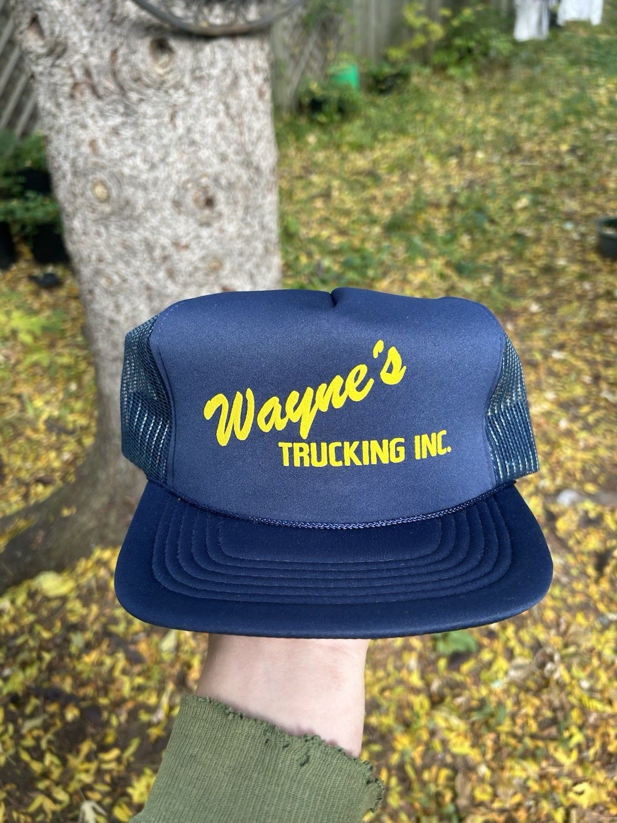 Vintage Vintage trucker hat Wayne’s trucking inc blue snapback Size ONE SIZE - 2 Thumbnail
