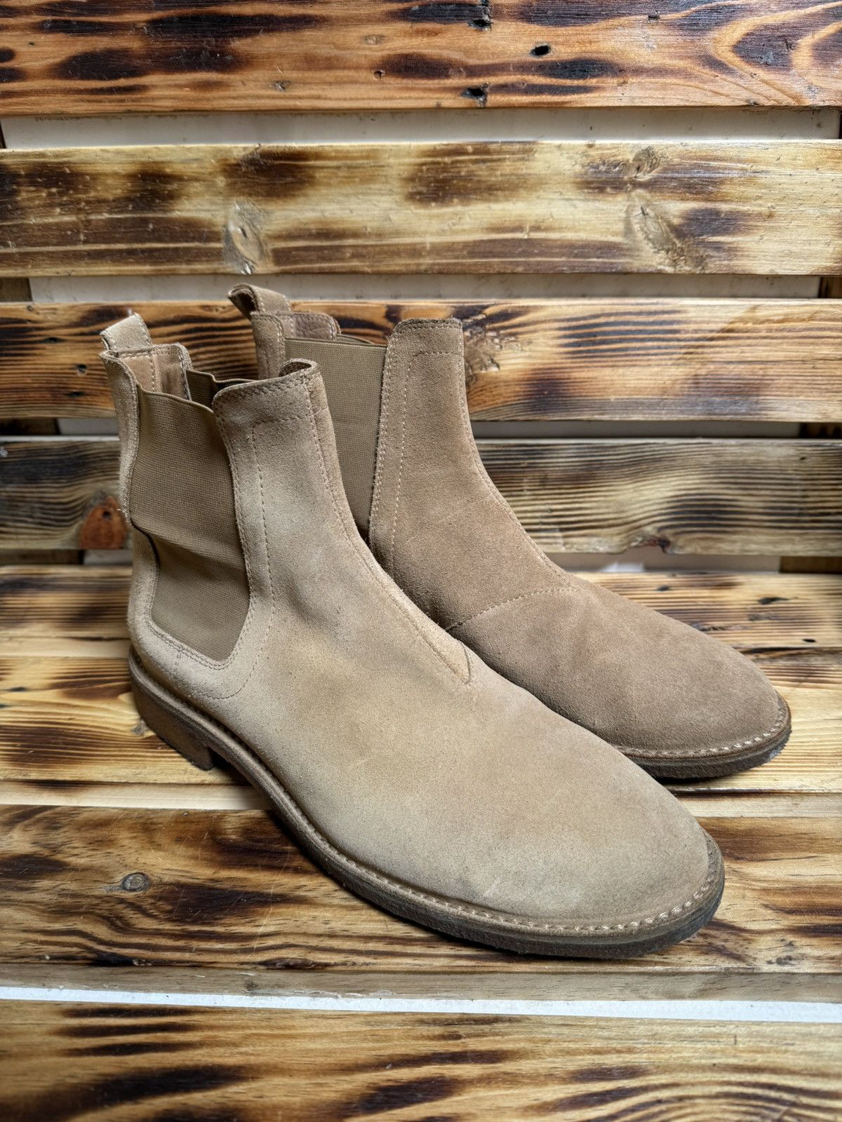 Bottega veneta suede chelsea boots online