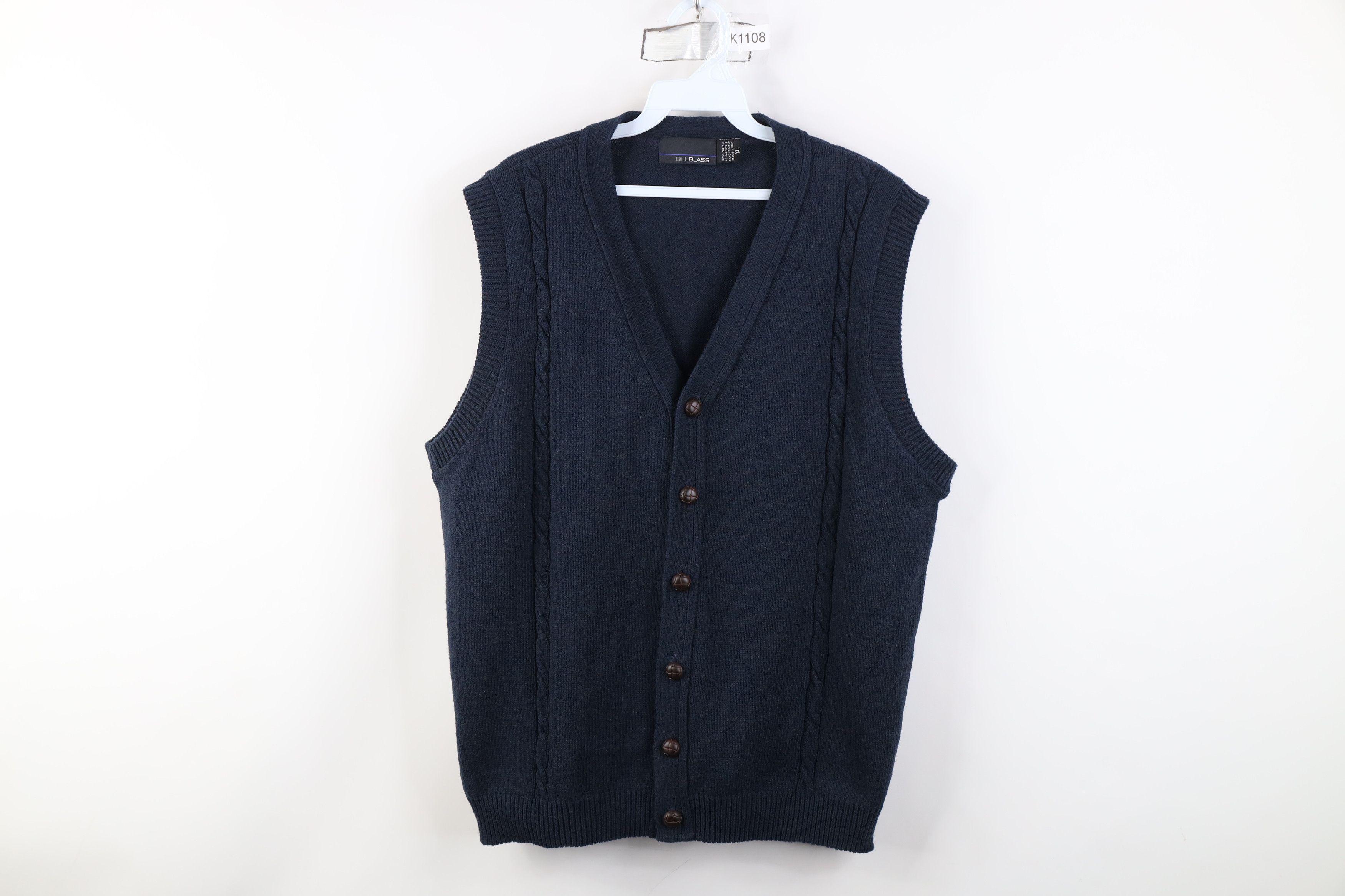 Brooks Brothers Vintage Brooks Brothers Pima Cotton Knit Sweater Vest Black Size US XL / EU 56 / 4 - 1 Thumbnail