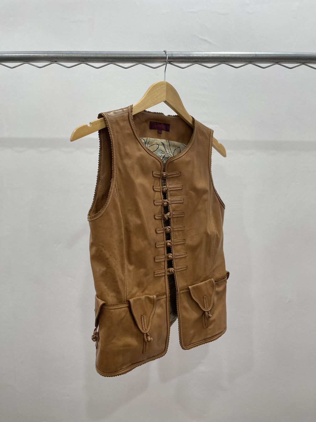 Kenzo Kenzo Vest Leather Size S / US 4 / IT 40 - 3 Thumbnail