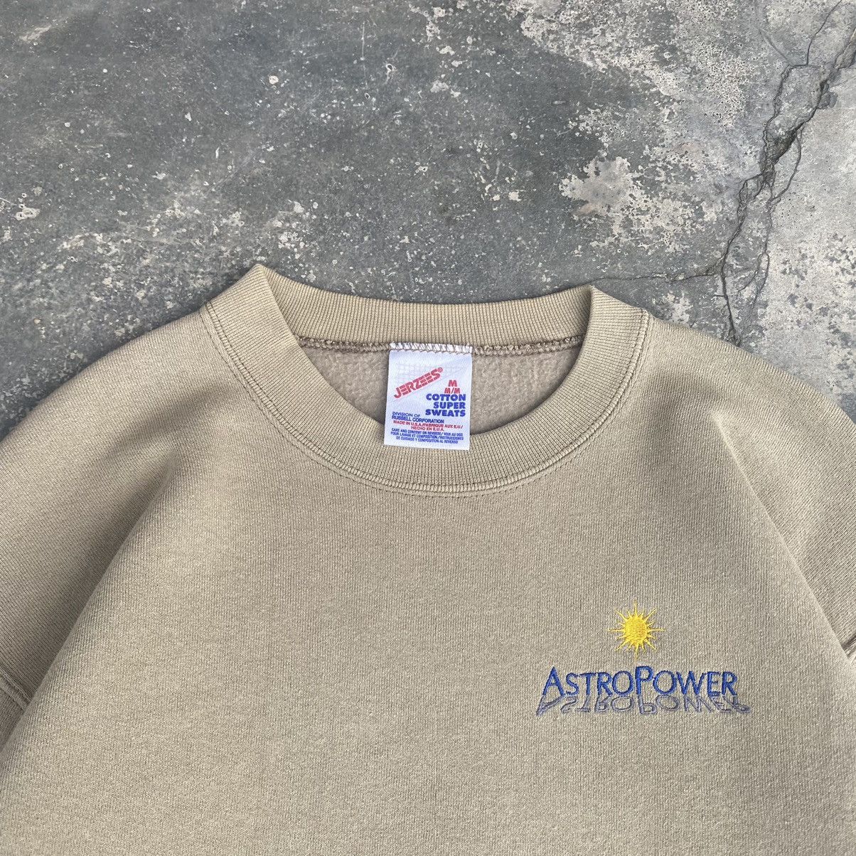 Vintage 90s Astro Power brown sweatshirt SC009 Size US M / EU 48-50 / 2 - 2 Thumbnail