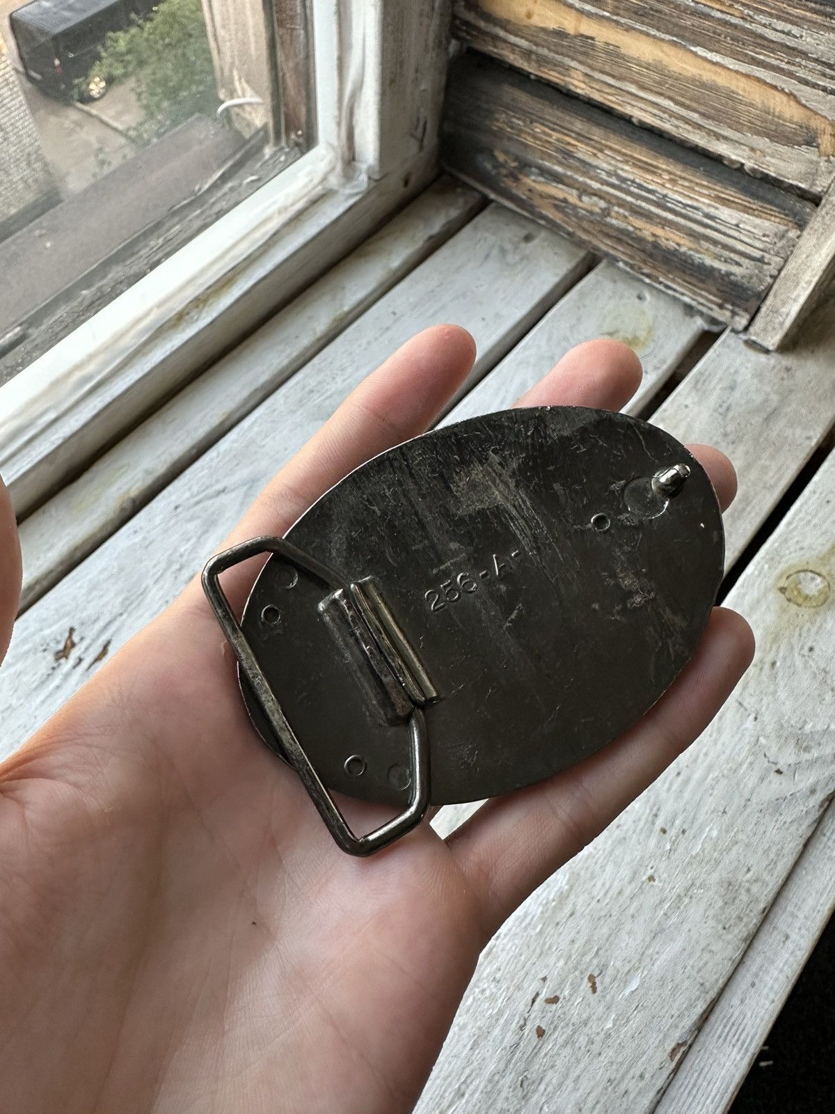 Designer × Vintage MARIHUANA Vintage Ganga Buckle Y2K D&G BB Simon Plaque Belt Size ONE SIZE - 4 Thumbnail
