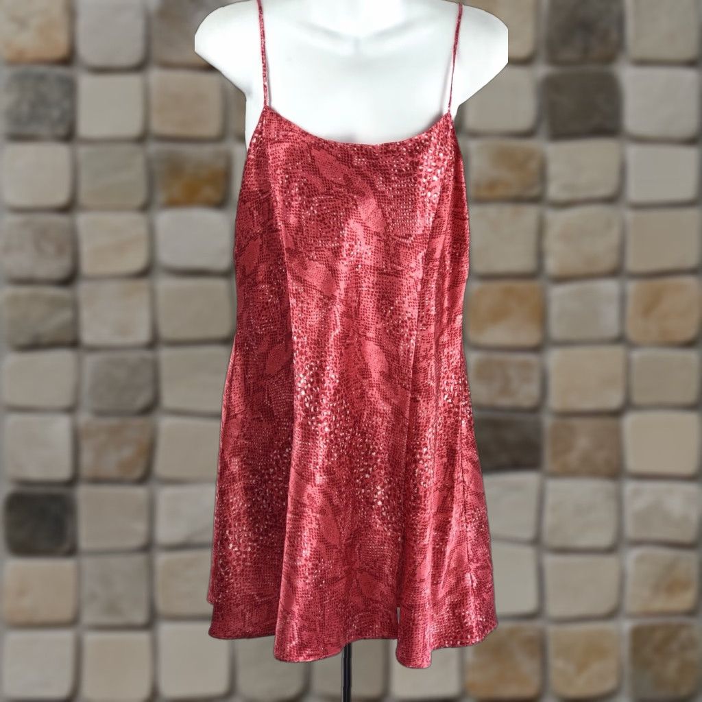 Vintage VINTAGE Versailles Gown Cam i Satin Slip Dress Pink M Adjustable Strap 90s Y2K Fairy Women Size M / US 6-8 / IT 42-44 - 1 Thumbnail