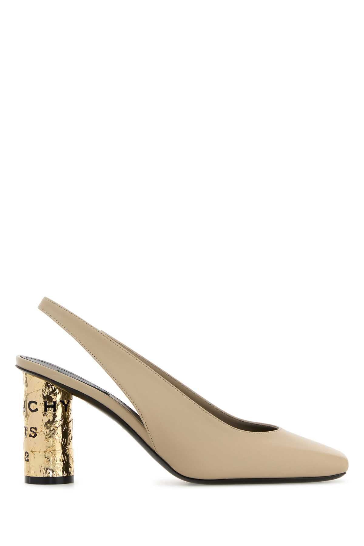 Givenchy Sand Leather Tape Pumps Size US 9 / IT 39 - 1 Thumbnail