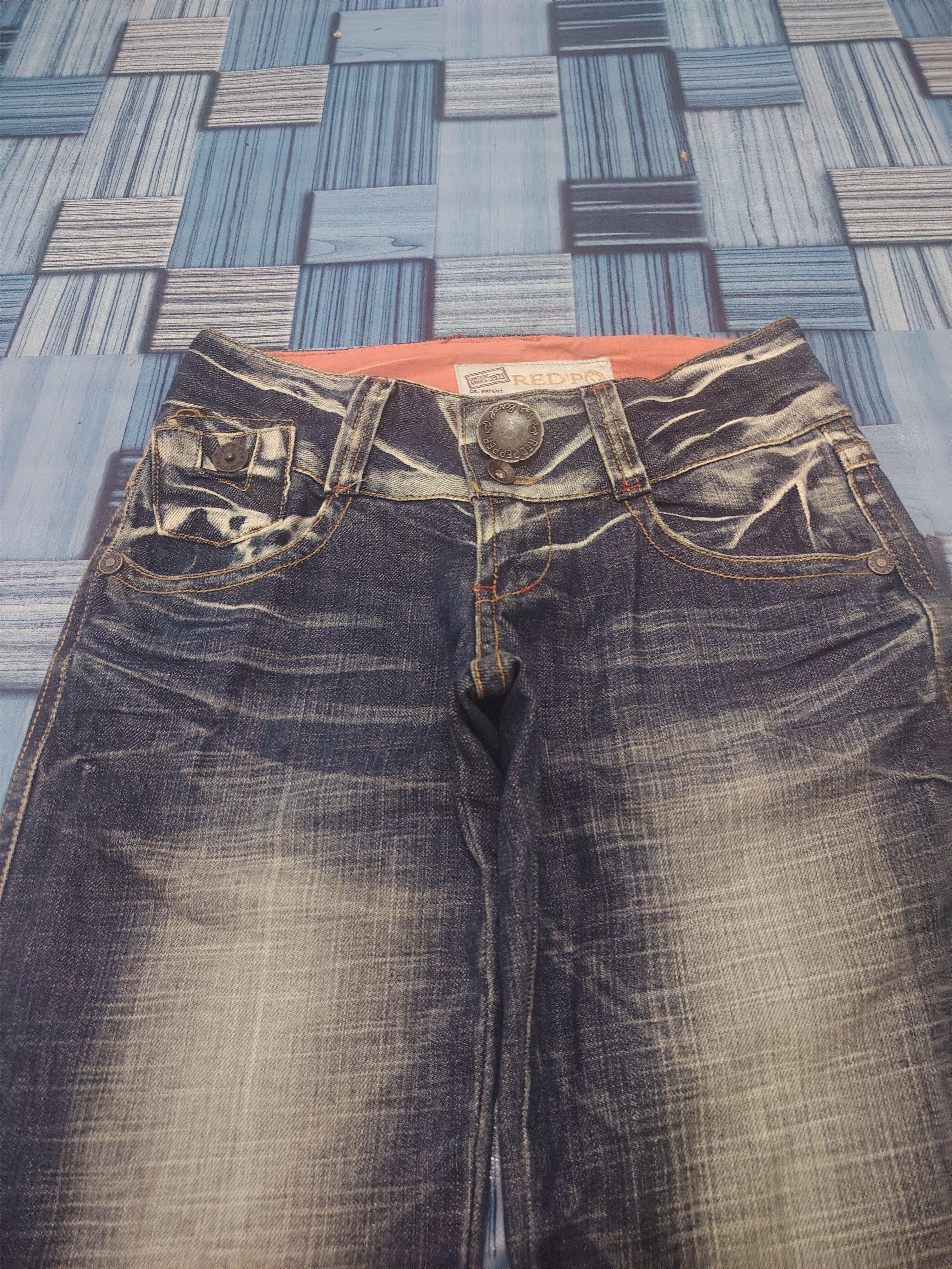 If Six Was Nine Vtg Red Pepper Flared jeans Distressed Jeans Size 28" / US 6 / IT 42 - 5 Thumbnail