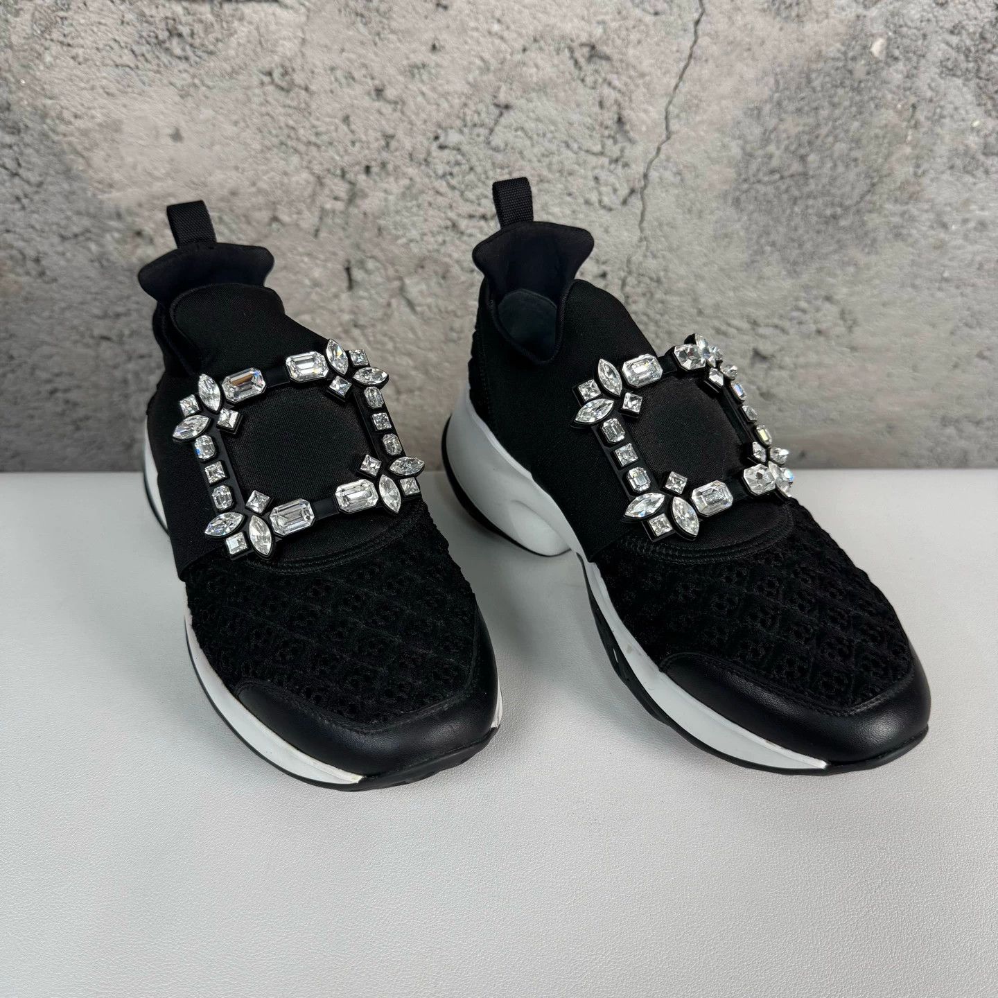 Roger Vivier Roger Vivier crystal buckle sneakers 36 99 new Size US 5.5 / IT 35.5 - 1 Thumbnail