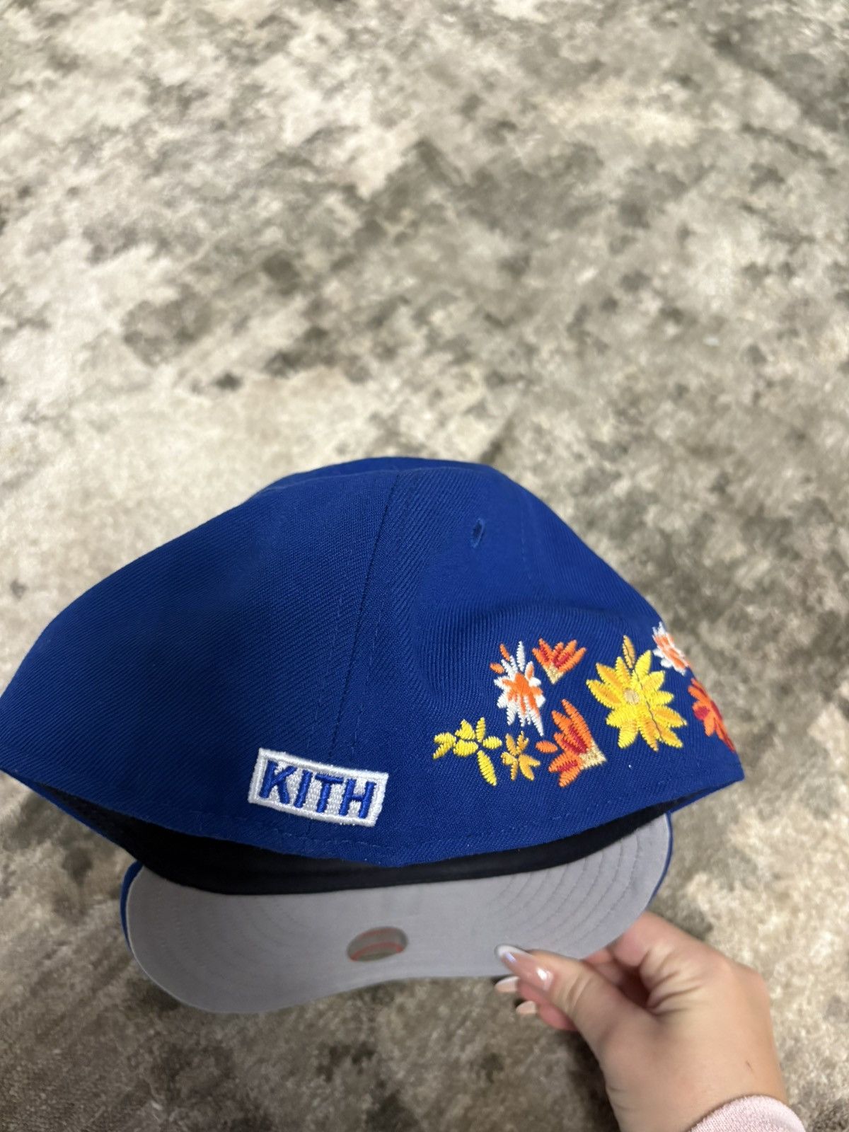 Kith × New Era Kith & New Era For Mets Floral 59Fifty Low Profile 'Current' Size ONE SIZE - 7 Thumbnail