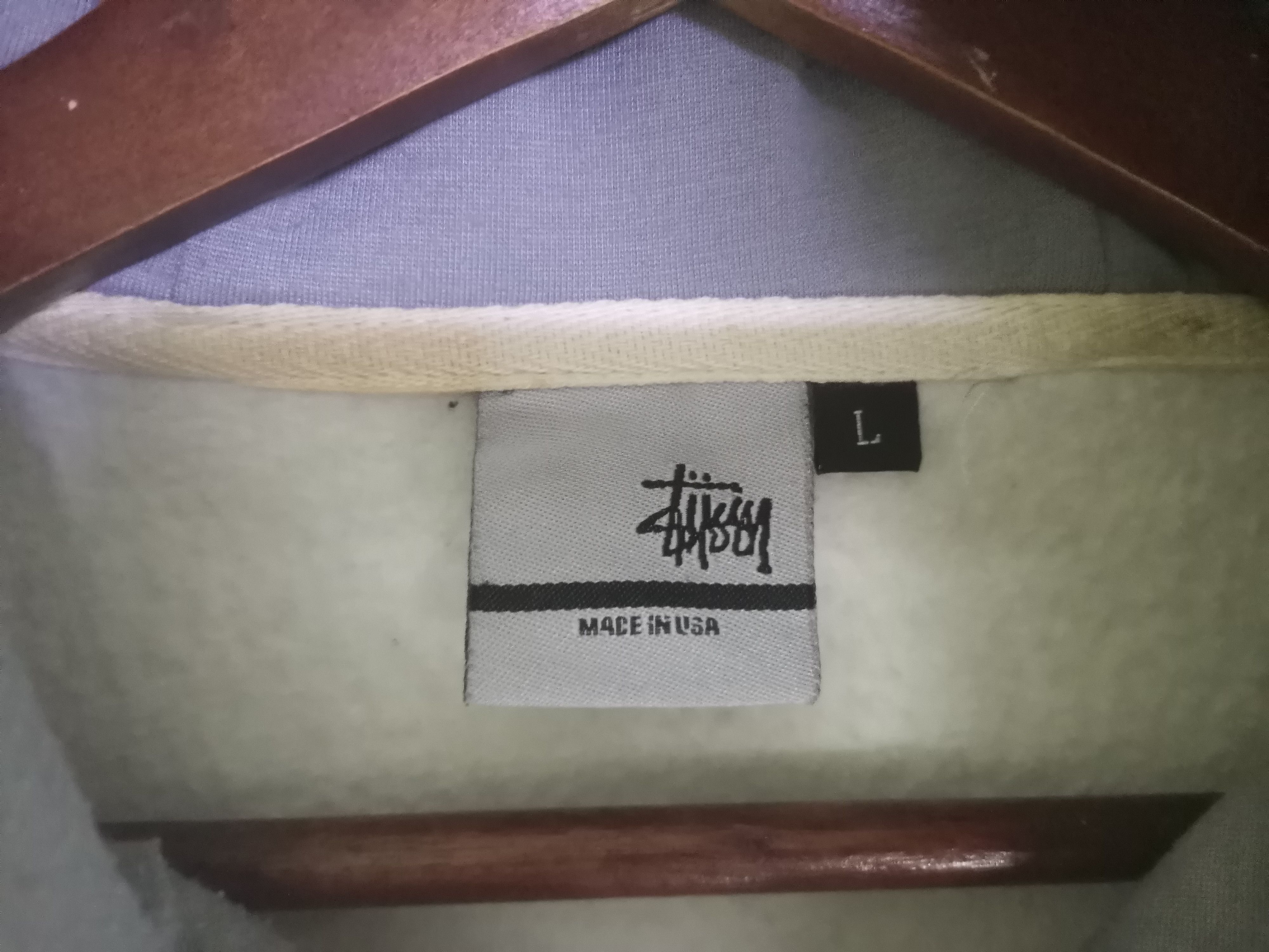 Stussy × Vintage Rare vintage Stussy Propaganda jacket hoodies Size US L / EU 52-54 / 3 - 5 Thumbnail