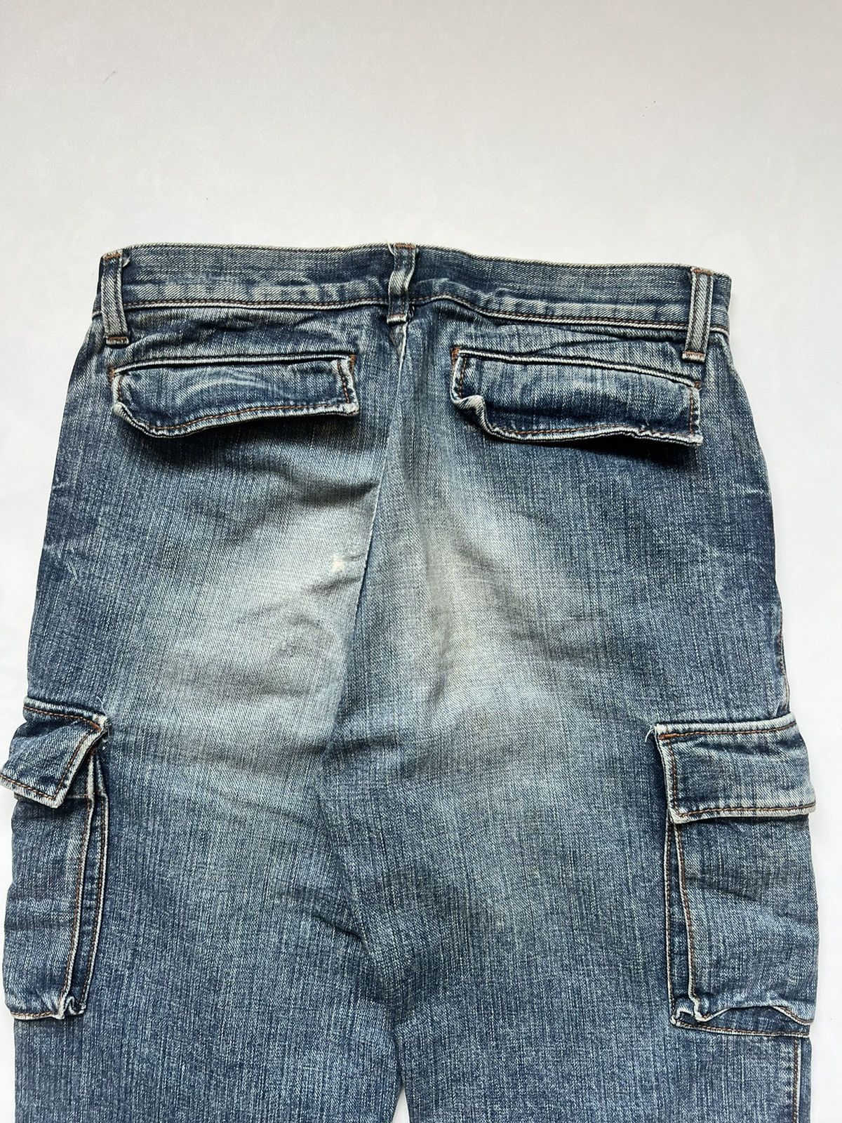 Big John Vintage Big John Denim Cargo Pants Size US 29 - 4 Thumbnail