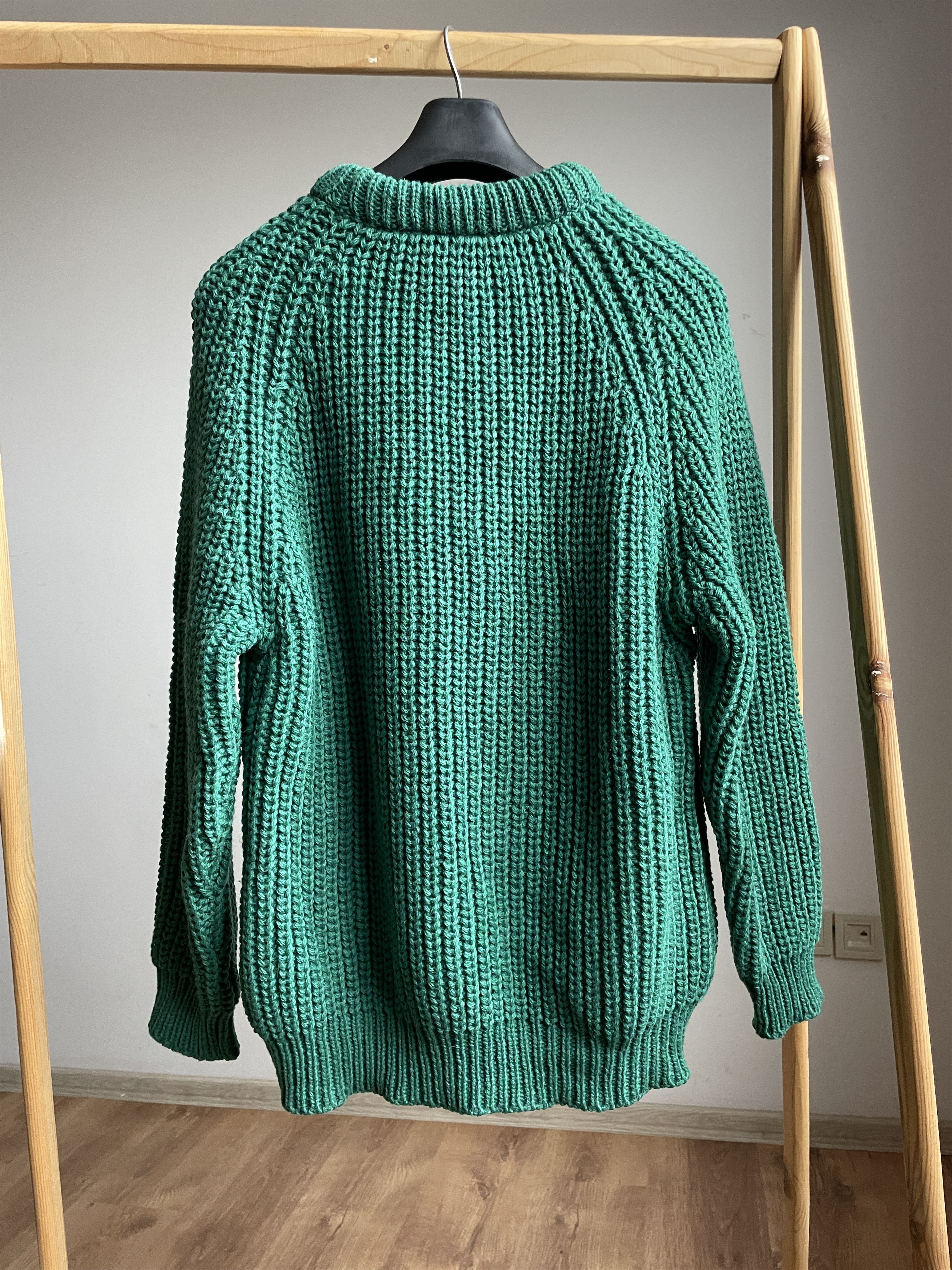 Vintage The Cornish Woollen Vintage 80's Fisherman Heavy Sweater Size US L / EU 52-54 / 3 - 2 Thumbnail