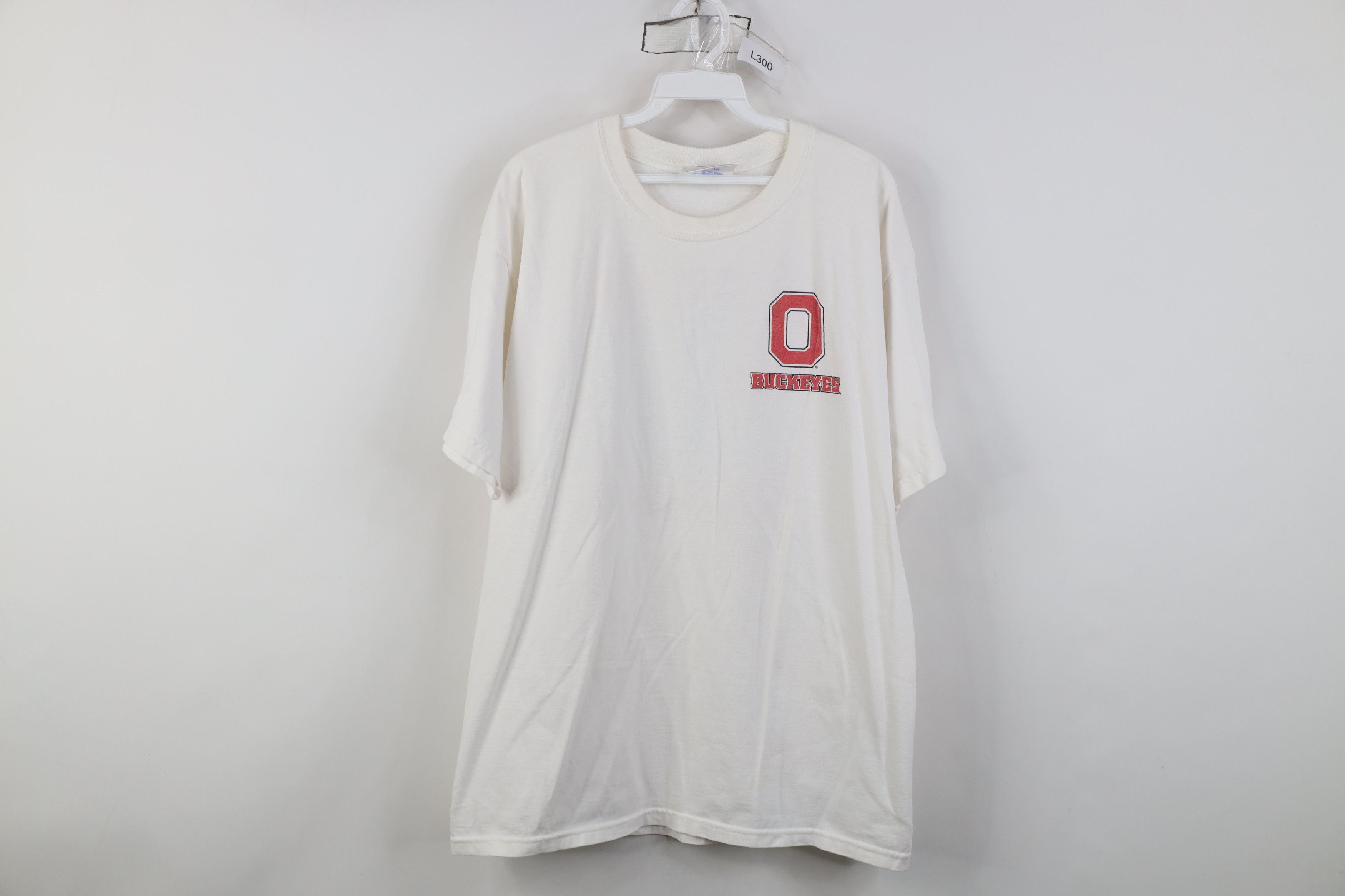 Vintage Vintage 90s Ohio State University Football Stadium T-Shirt Size US L / EU 52-54 / 3 - 1 Thumbnail