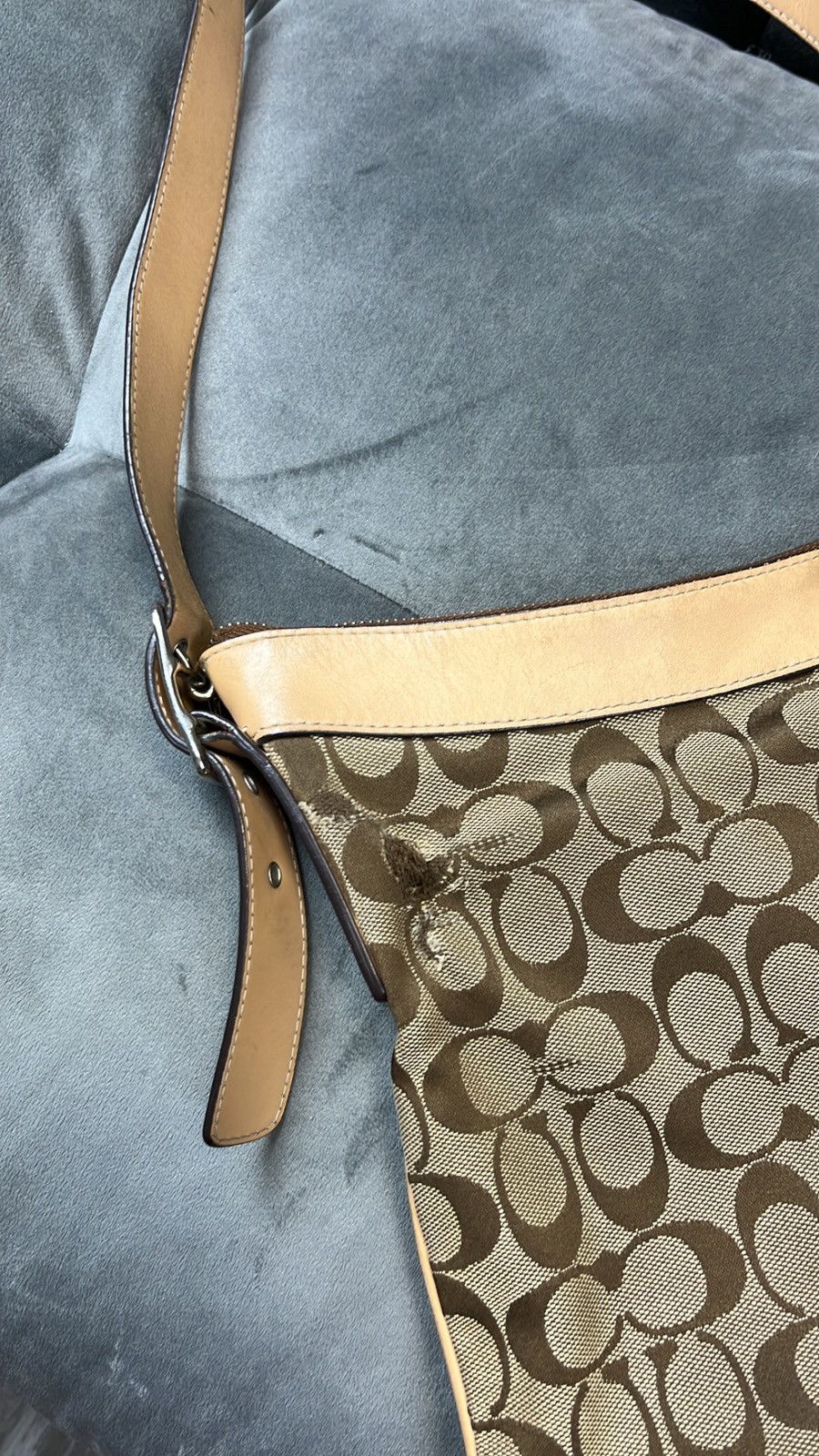 Coach × Vintage Vintage monogram Coach shoulder y2k bag Size ONE SIZE - 6 Thumbnail