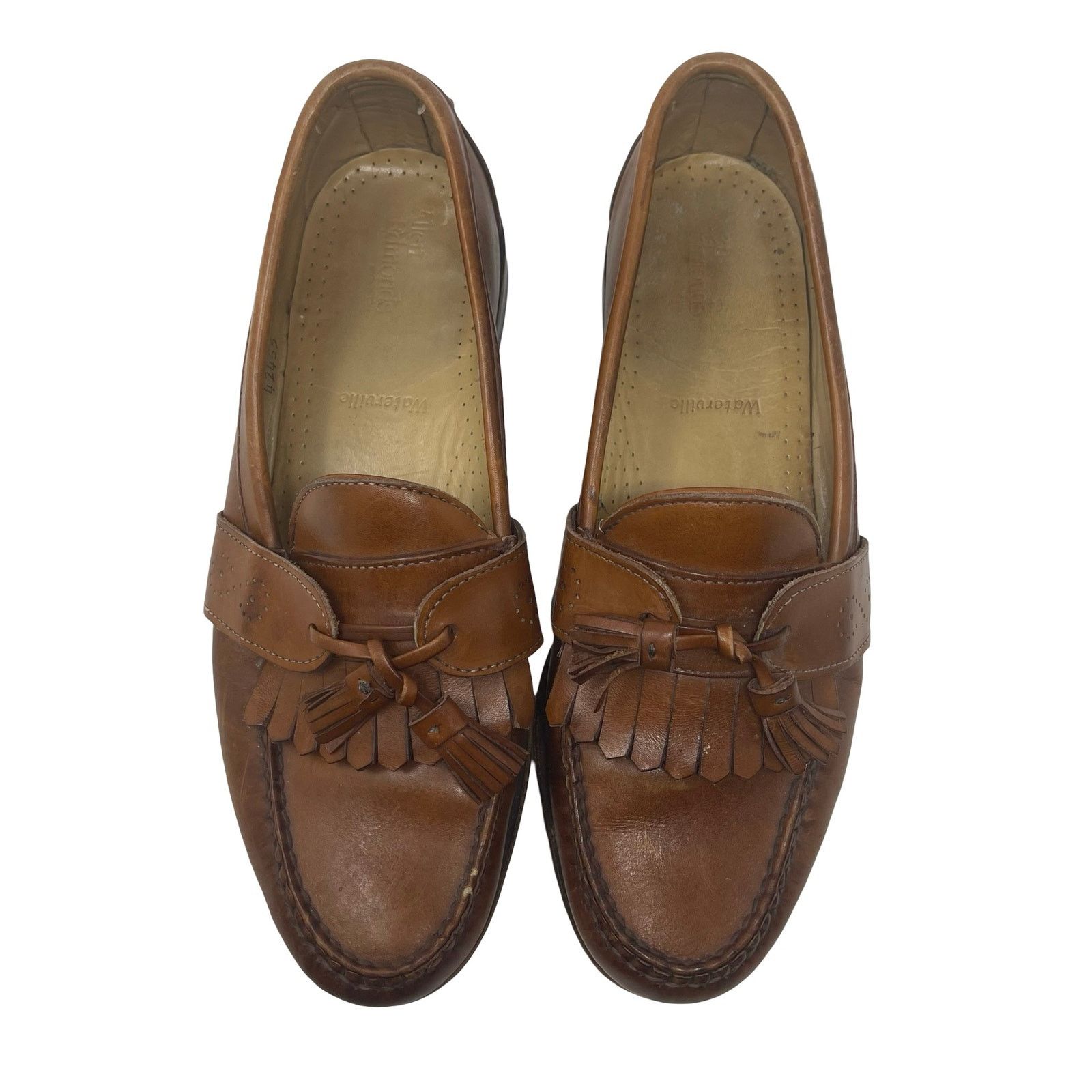 Allen Edmonds Waterville Mens Brown Tassel Loafers Shoe 10.5