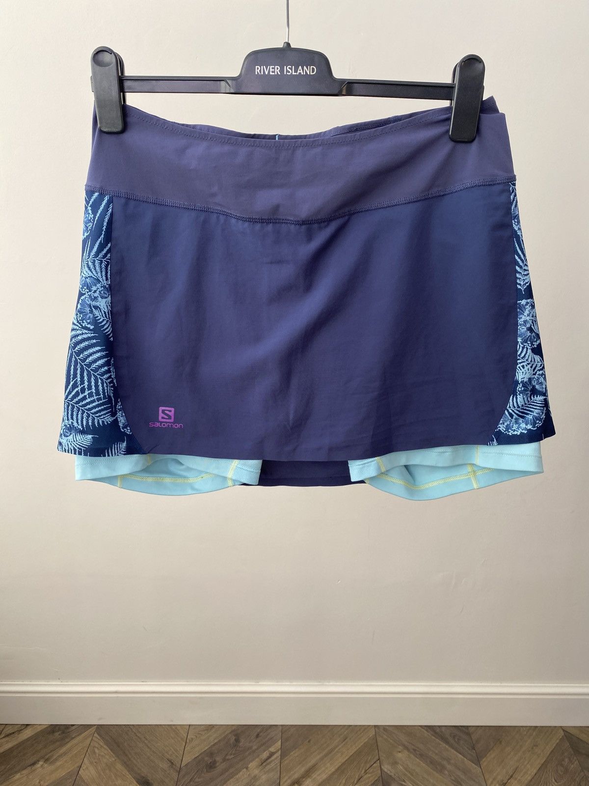Salomon Salomon Women’s Tennis Set Tank Top & Skort Blue Activewear Size L / US 10 / IT 46 - 12 Thumbnail