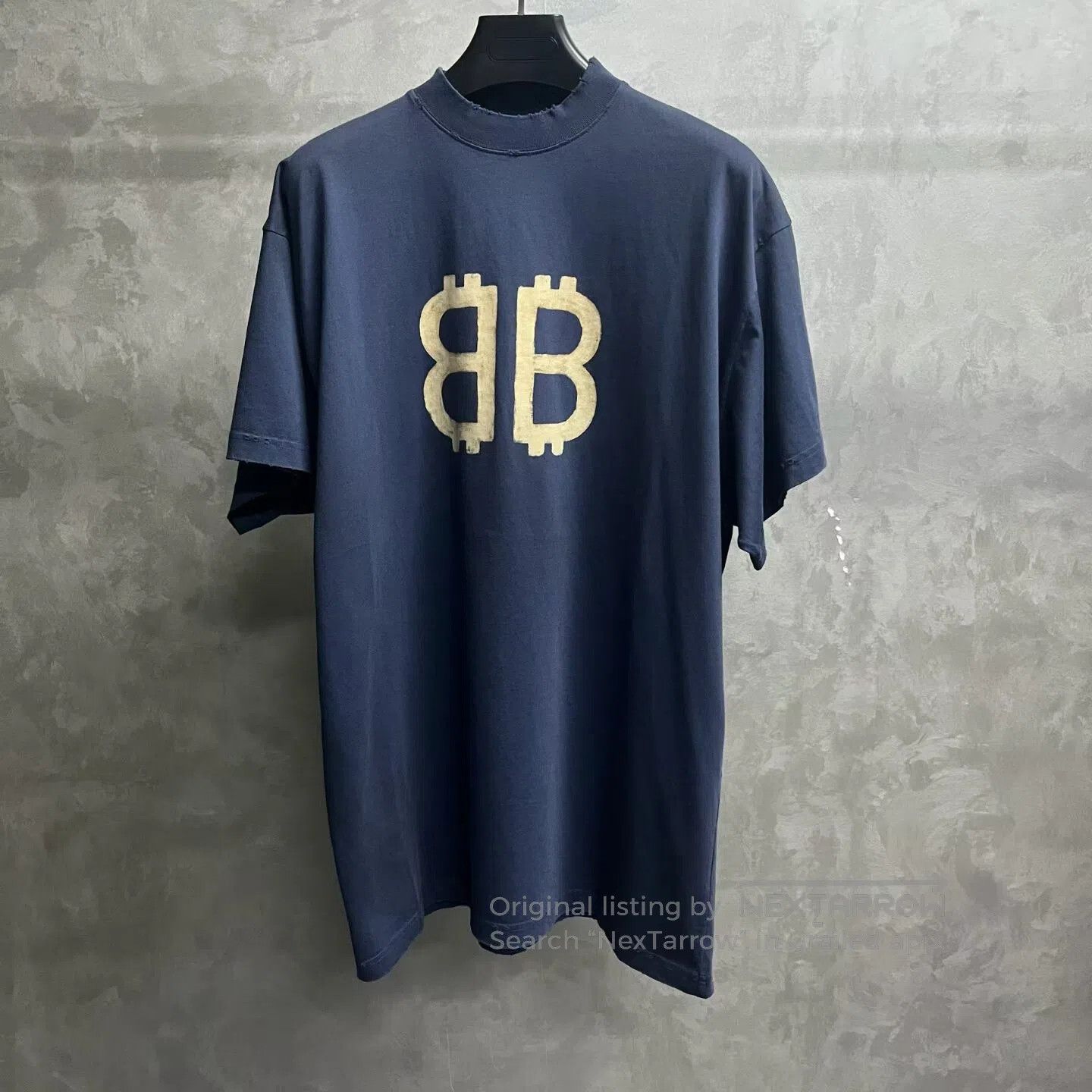 Louis Vuitton Louis Vuitton Blue letter-print round-neck short-sleeve T- Size US M / EU 48-50 / 2 - 1 Thumbnail