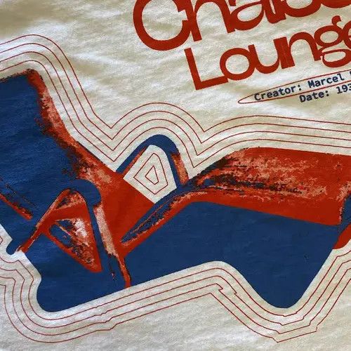 VIBE Loose retro lounge print casual tee Size US L / EU 52-54 / 3 - 8 Thumbnail