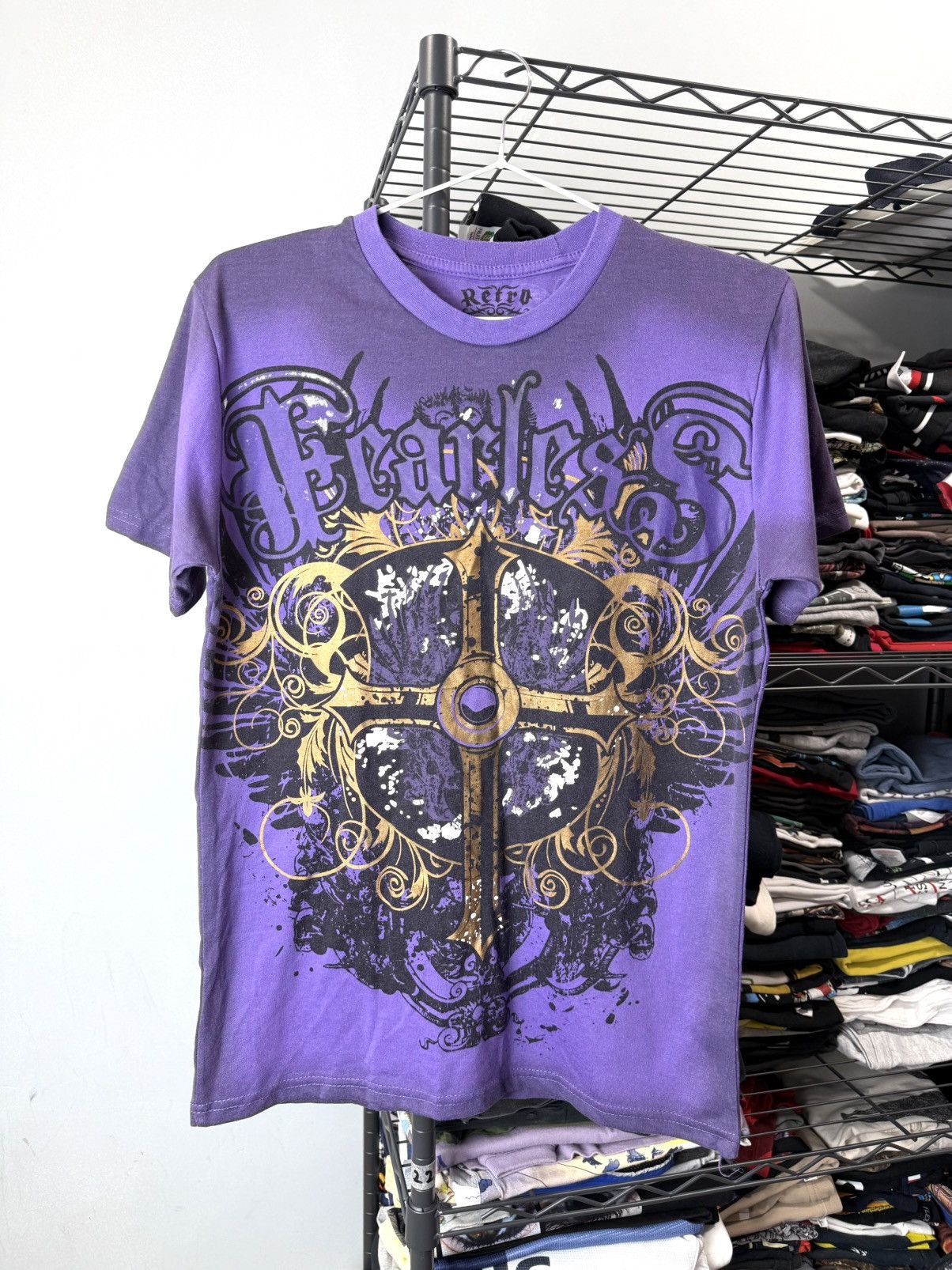 Ed Hardy Vintage Ed Hardy Style T Shirt Affiction Jnco Size US S / EU 44-46 / 1 - 1 Thumbnail