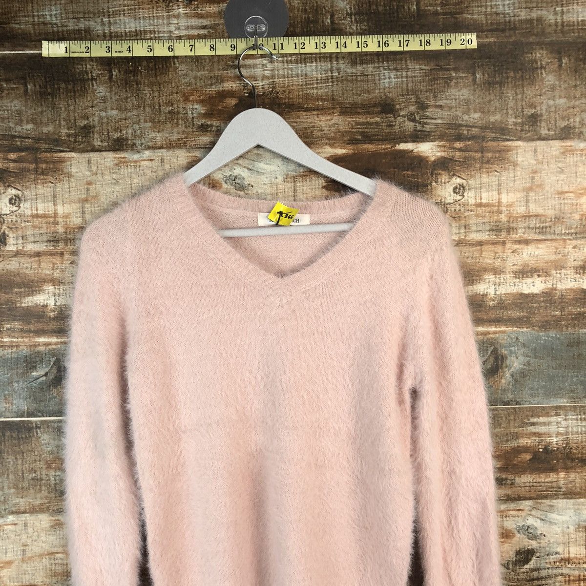 Japanese Brand DL Mish Masch Pink fur shaggy mohair Knitwear #C366 Size S / US 4 / IT 40 - 2 Thumbnail