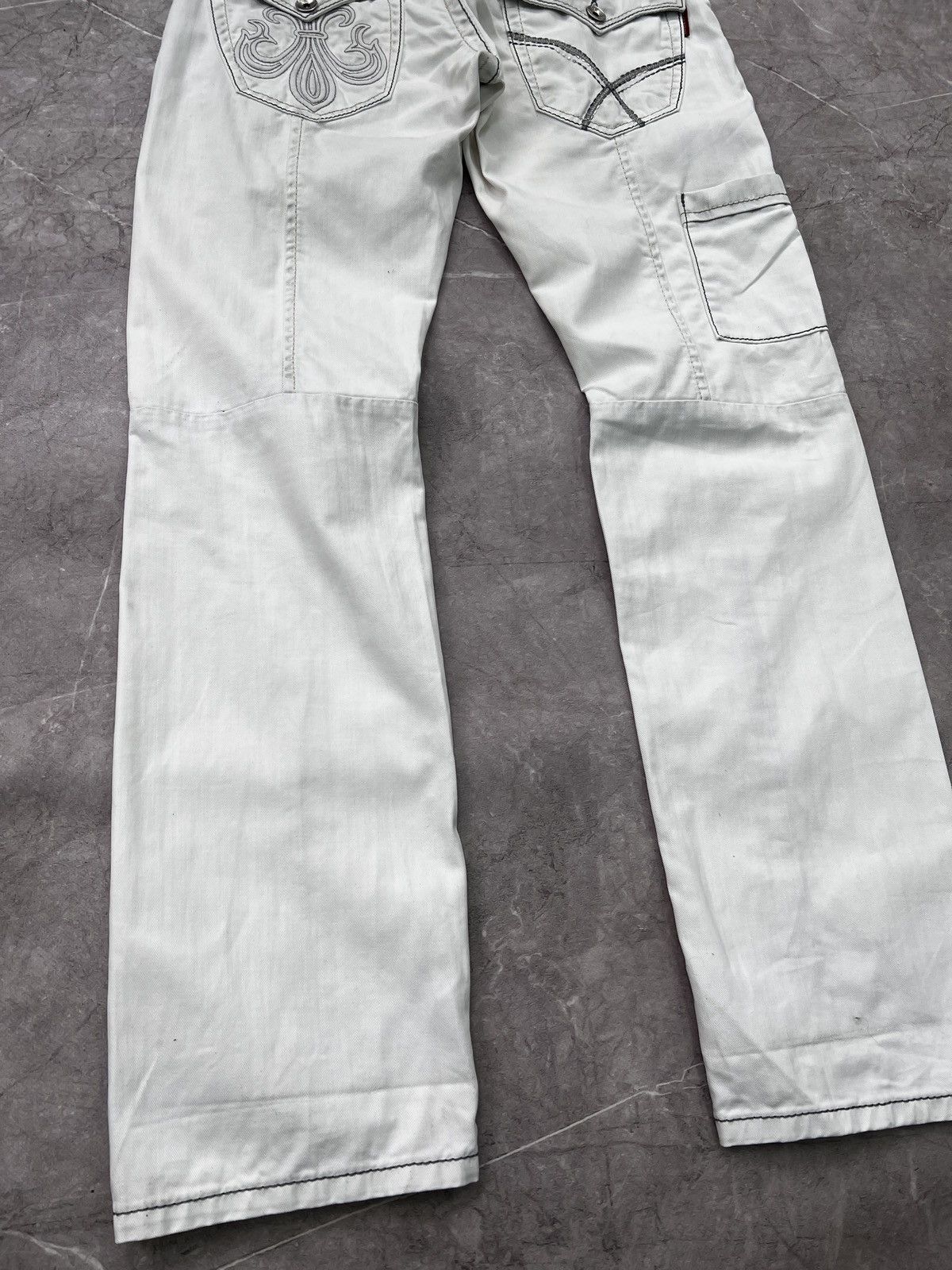 Emporio Armani × If Six Was Nine × Le Grande Bleu (L.G.B.) 2000s Unknown Japanese Bondage Cargo Pants 2k style Size US 34 / EU 50 - 11 Thumbnail