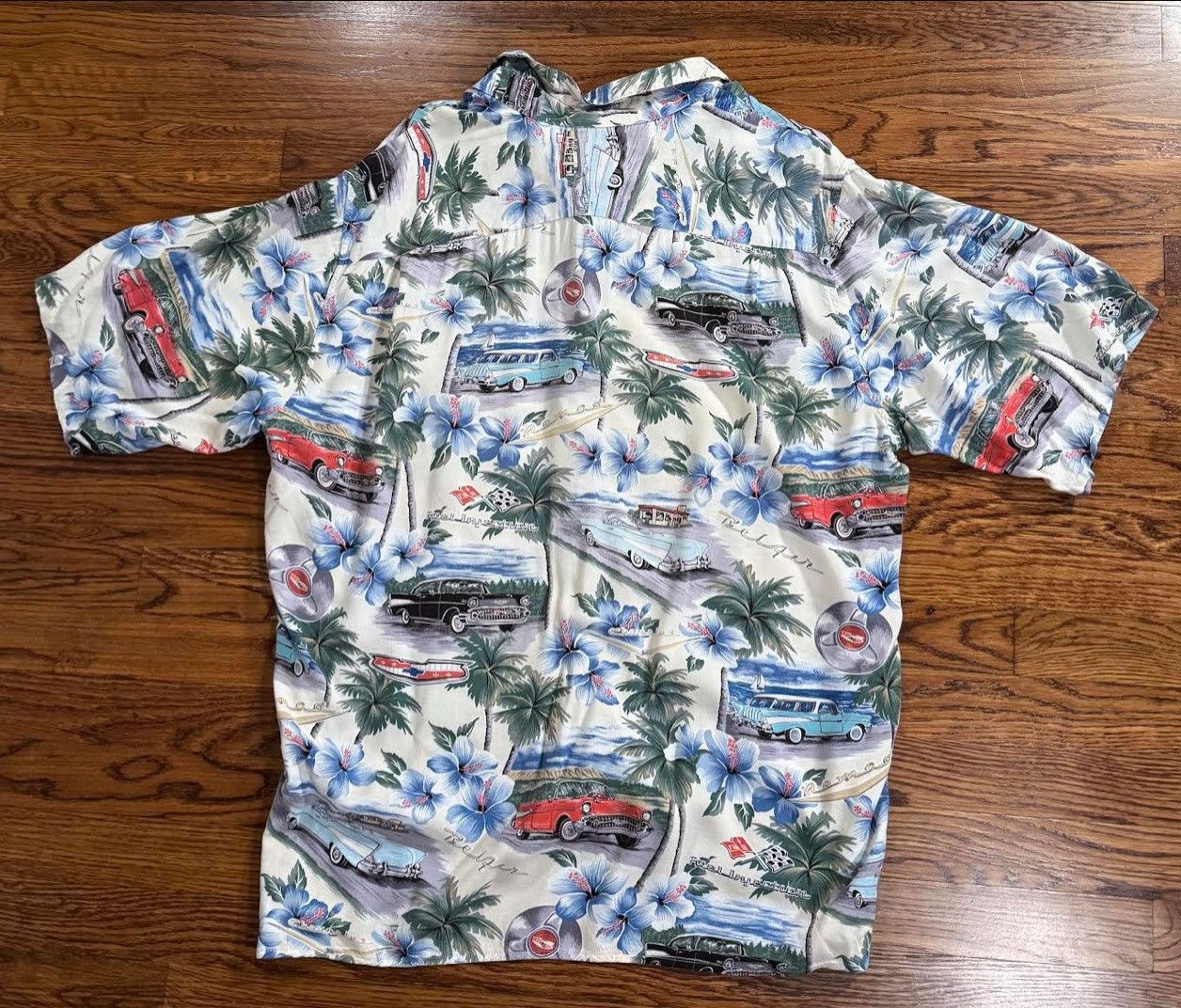 Reyn Spooner Vintage Reyn Spooner 50s Chevrolet Classic Cars Button Down Size US L / EU 52-54 / 3 - 2 Thumbnail
