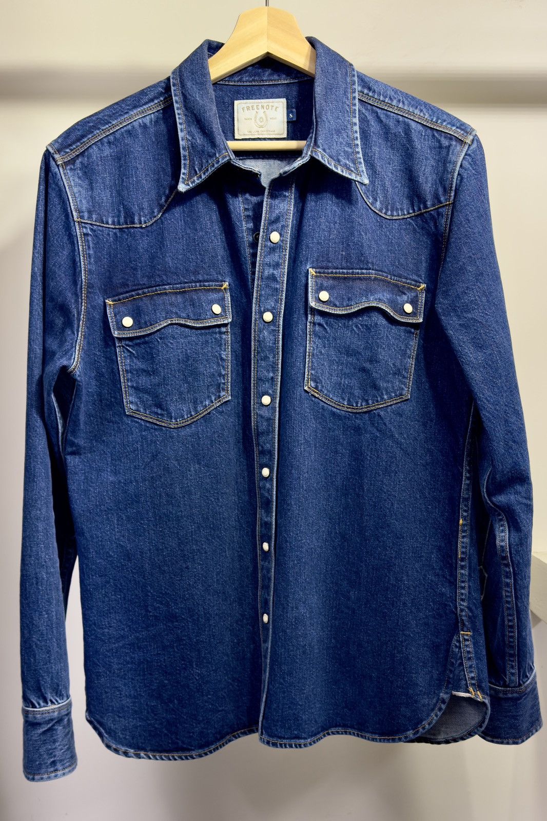 Freenote Cloth modern western 11 ounce washed denim Size US S / EU 44-46 / 1 - 1 Thumbnail