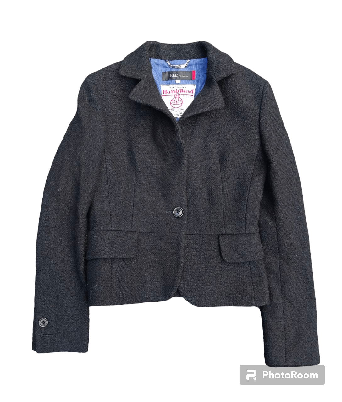 Harris Tweed × Yohji Yamamoto Yohji Yamamoto Ined X Harris Tweed Wool Blazer Size S / US 4 / IT 40 - 1 Thumbnail
